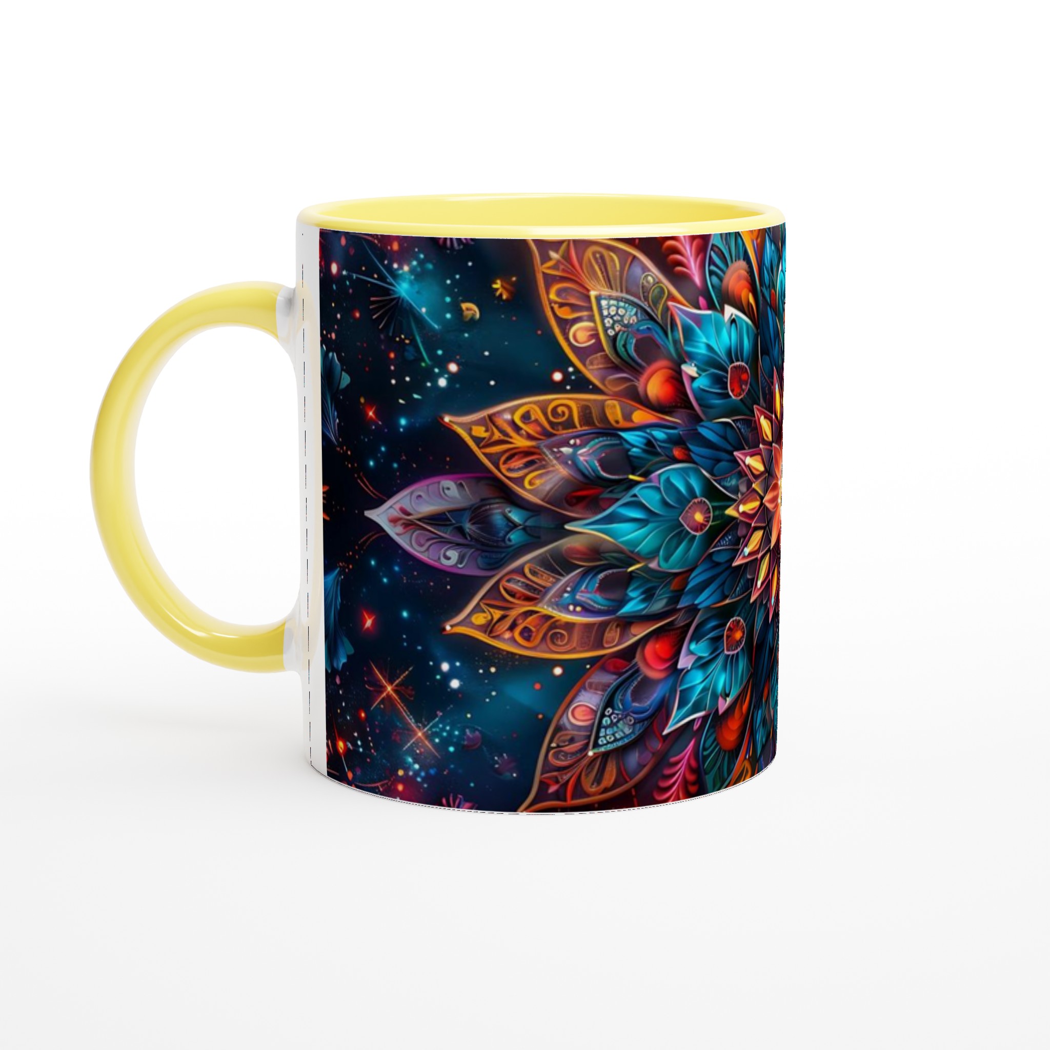 Kosmisk Mandala Mugg – 11oz Keramisk Kaffemugg med Fantasifull Design & Levande Färger 3 c3b8ba44-0f22-4d69-98f2-be9d087e976e