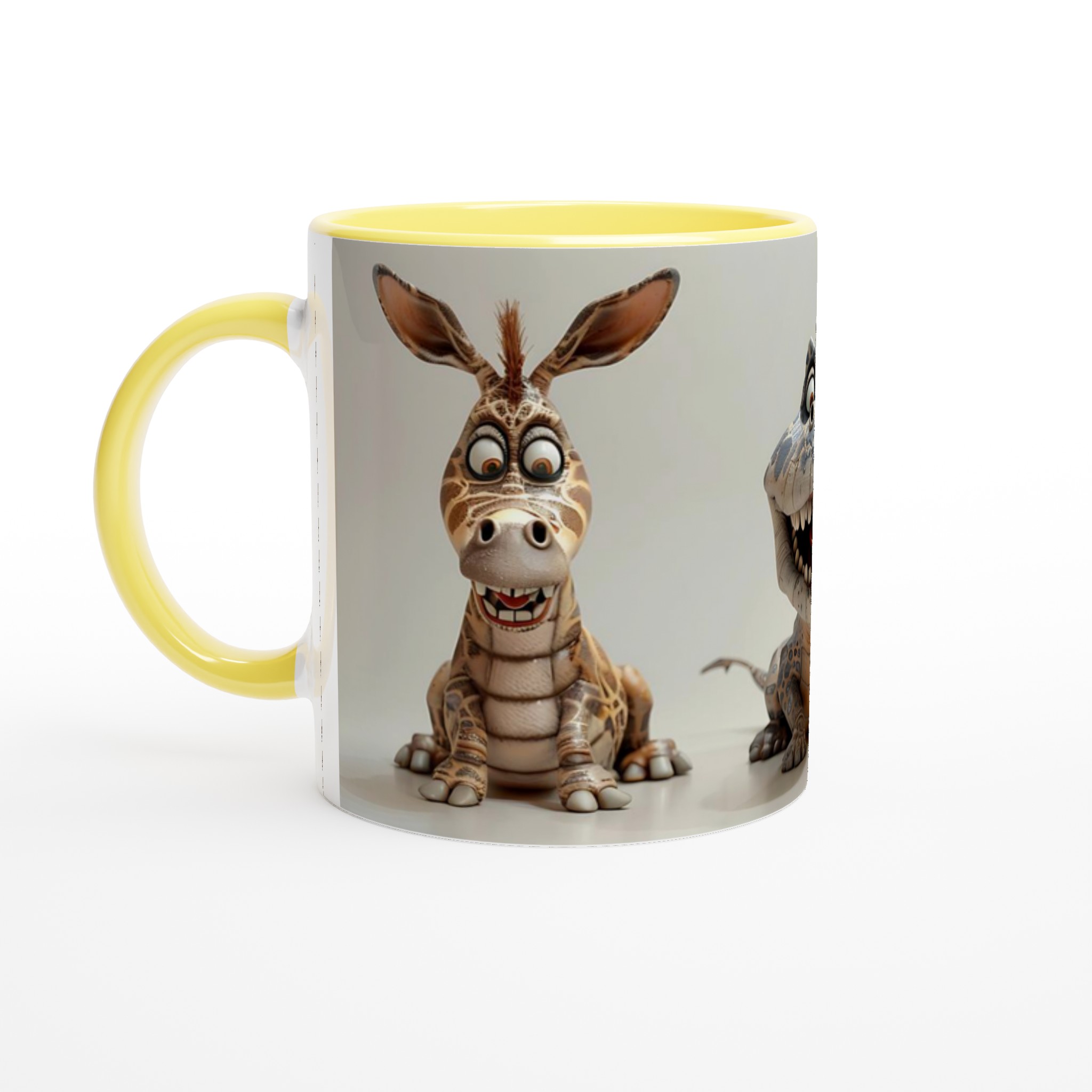 Vilda Vänner Keramikmugg – Roliga Däggdjur & Dinosaurie Design i Valfri Färg! 3 c3d50e71-3fdf-4dac-bdb2-2169f5e35c8e