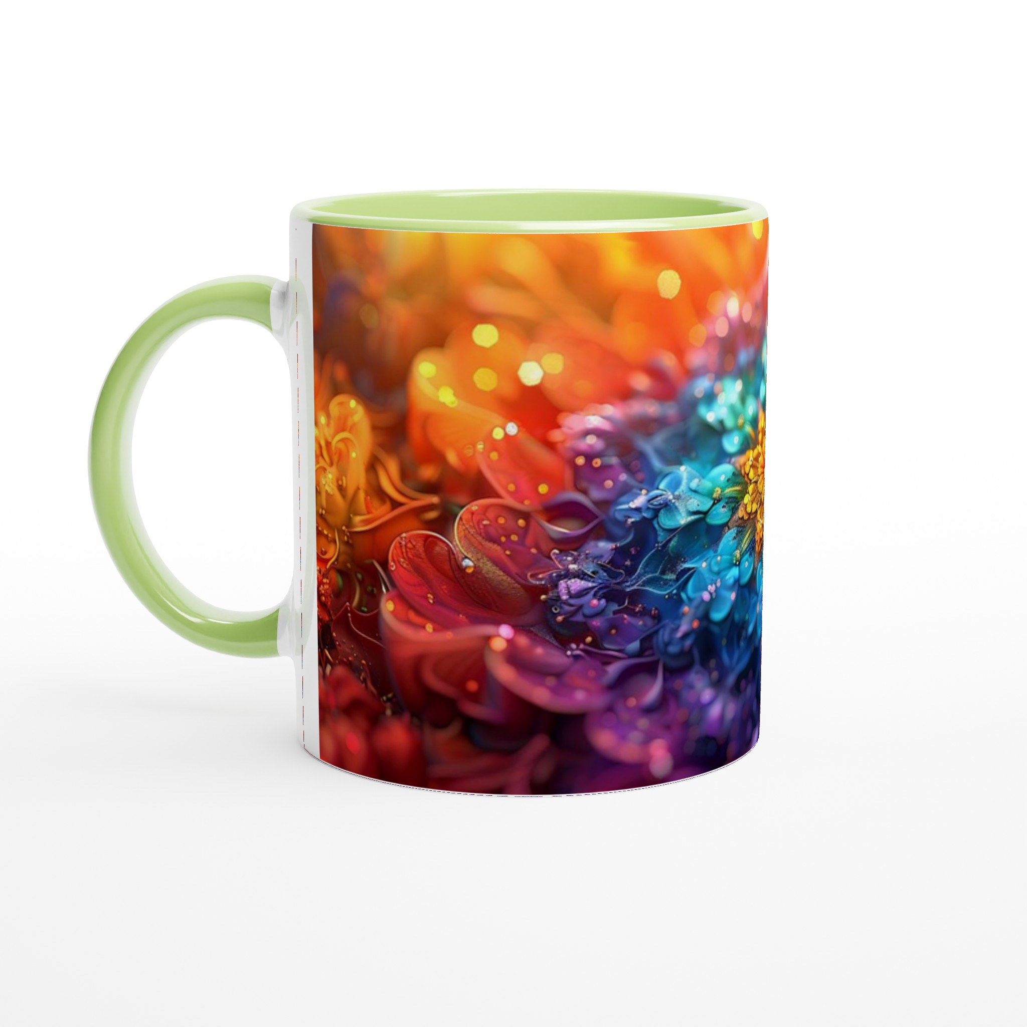 Abstrakt Mandala 11oz Keramisk Mugg – Konstfull Design i Väljbara Färger 7 c3e2fa55-865b-4104-9f50-7edf549458c2