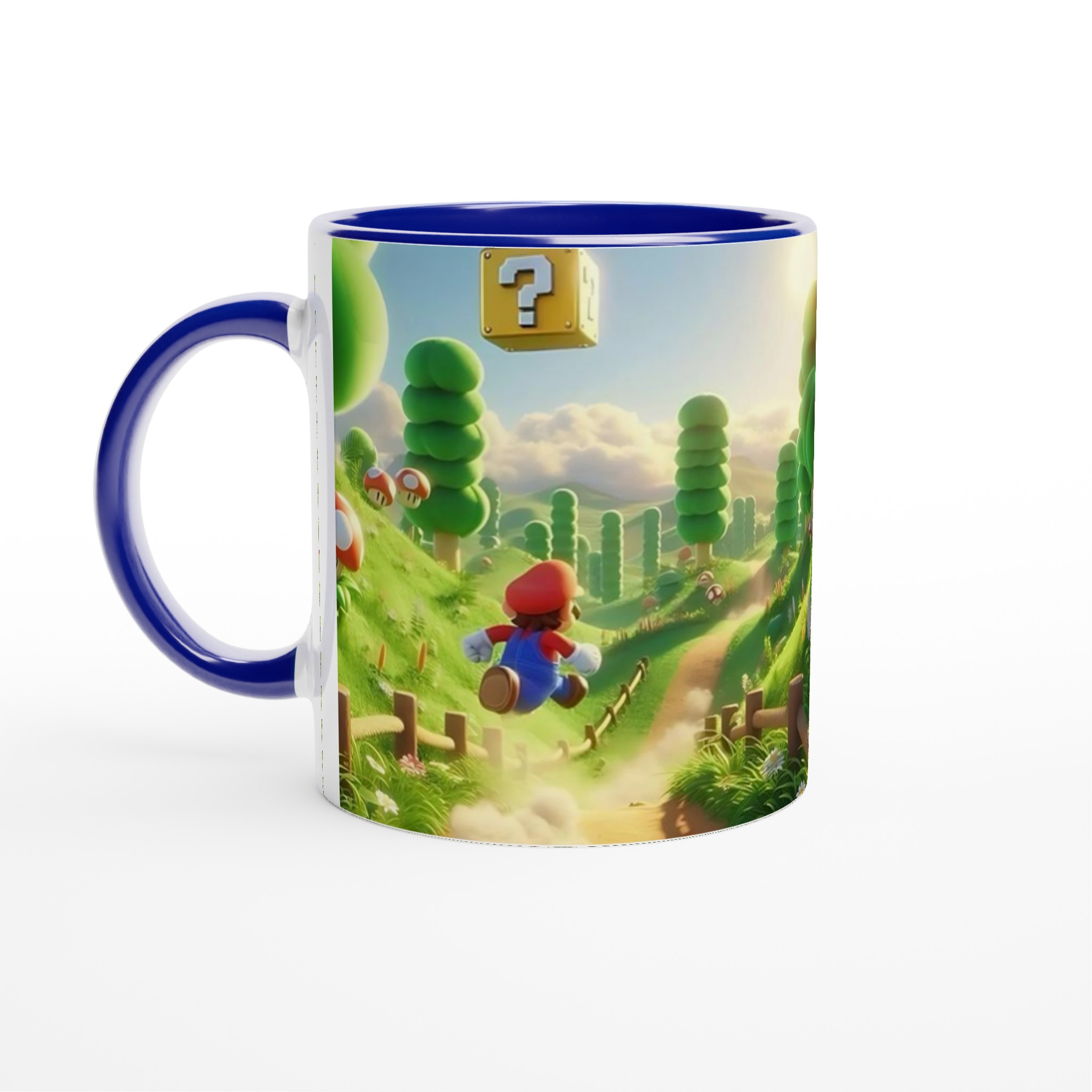 Vit 11oz keramisk mugg med spelinspirerad design i sju livfulla färger 2 c3f1d972-805a-4d40-9724-0628eb0d9186