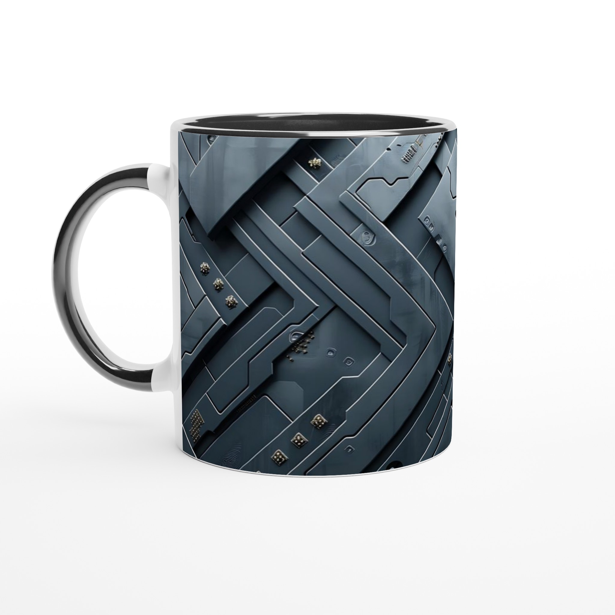 Kybernetisk Mugg: 11oz Keramisk Mugg med Futuristic Design – Välj Din Färg! 4 c47a6e6f-8226-461c-abb2-e879efc985c2