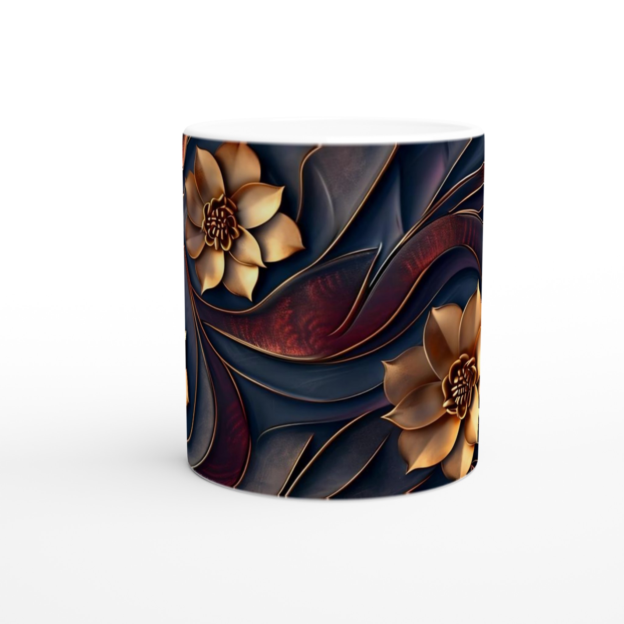 Elegant Ceramic Mug with Golden Floral Accents – Choose Your Perfect Color 8 c48c39aa-8ebc-4d6f-b5cf-f38ffc8927b3