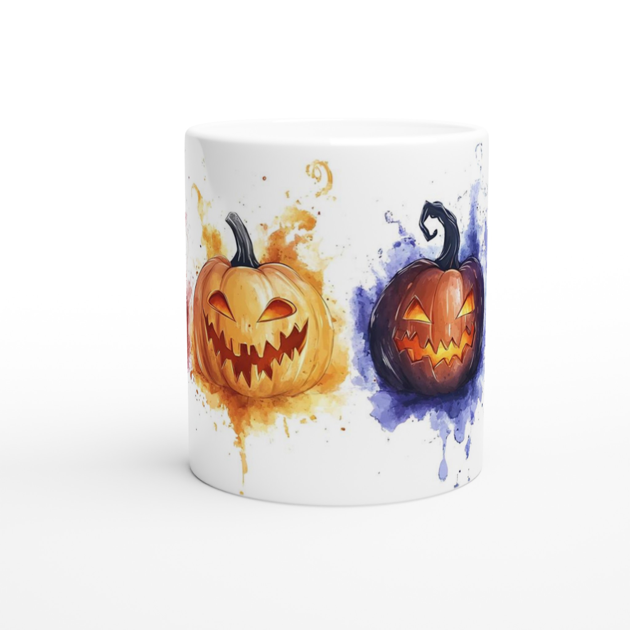 Färgsprakande Halloween Pumpa Mugg – Spöklikt rolig keramikmugg i ditt val av sju livfulla färger 8 c499ec01-000d-419a-965c-be1cb0fe60e4
