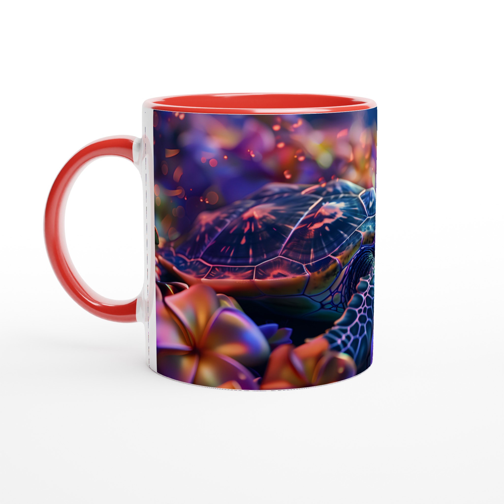 Neon Havssköldpadda 11oz Keramikmugg – Välj din färg för en magisk kaffestund! 5 c4c84d64-e70d-48c0-94d6-c5c6316e69df