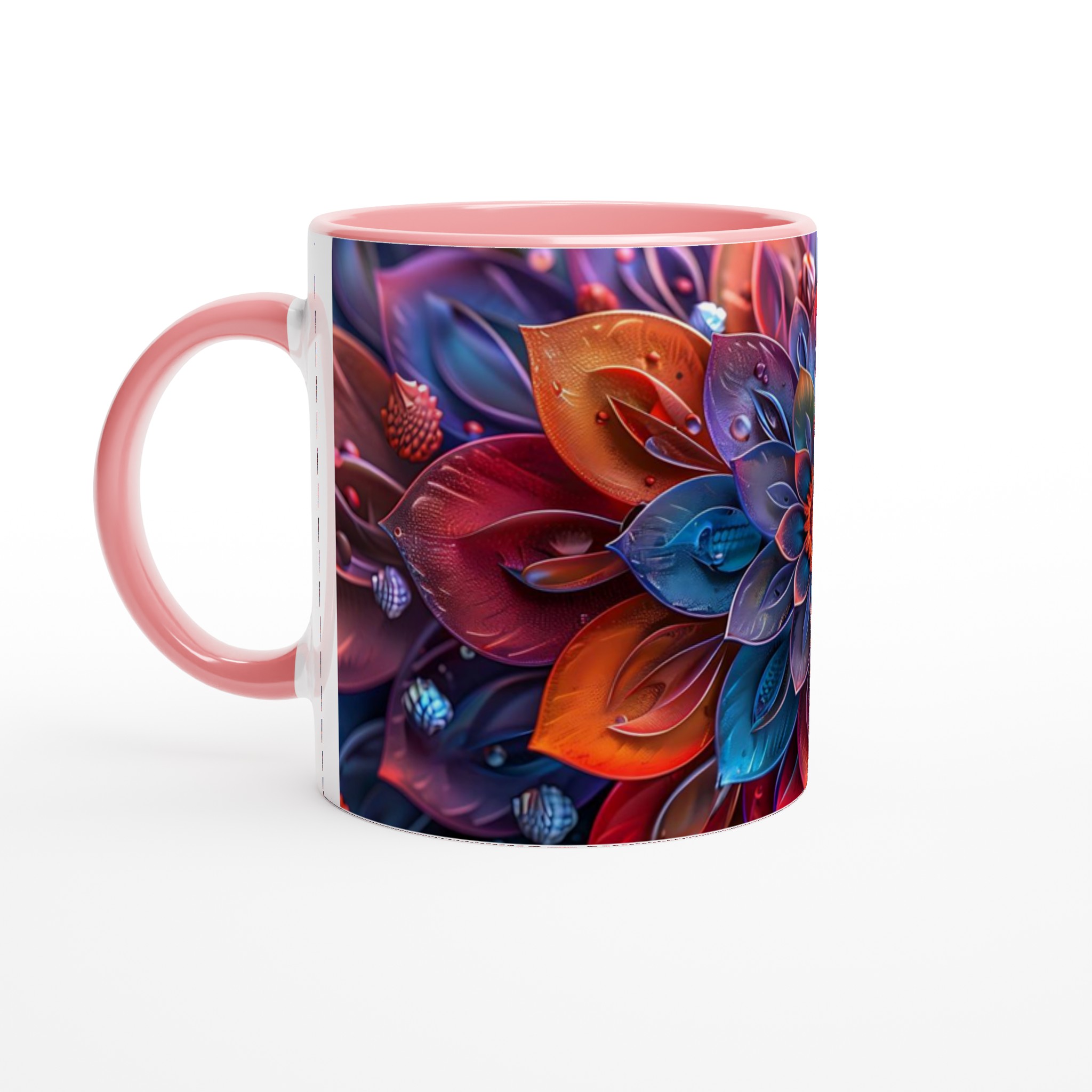 Abstrakt Mandala 11oz Keramisk Mugg – Konstfull Design i Levande Färger för Kaffeälskaren 6 c4f0e585-9e3a-4f15-b689-d917f792f735