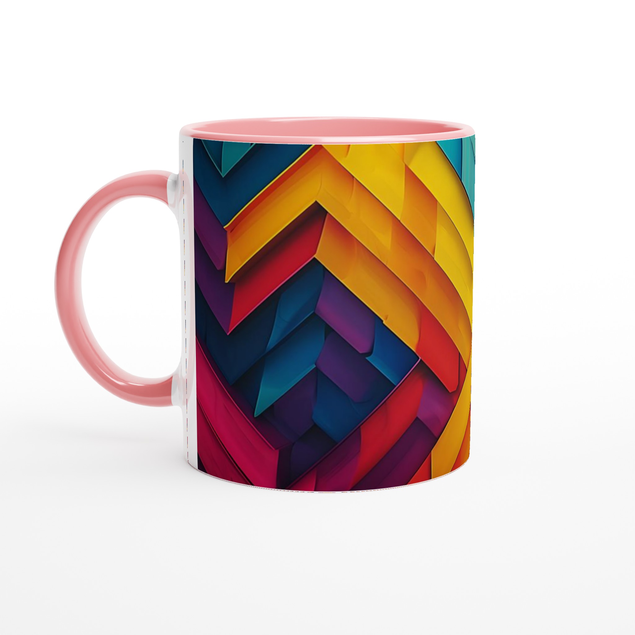 Abstrakt Mosaik Keramikmugg - 11oz, Levande Färgval 7 c4fe7fdd-4891-45f3-adf0-6a87ff745830