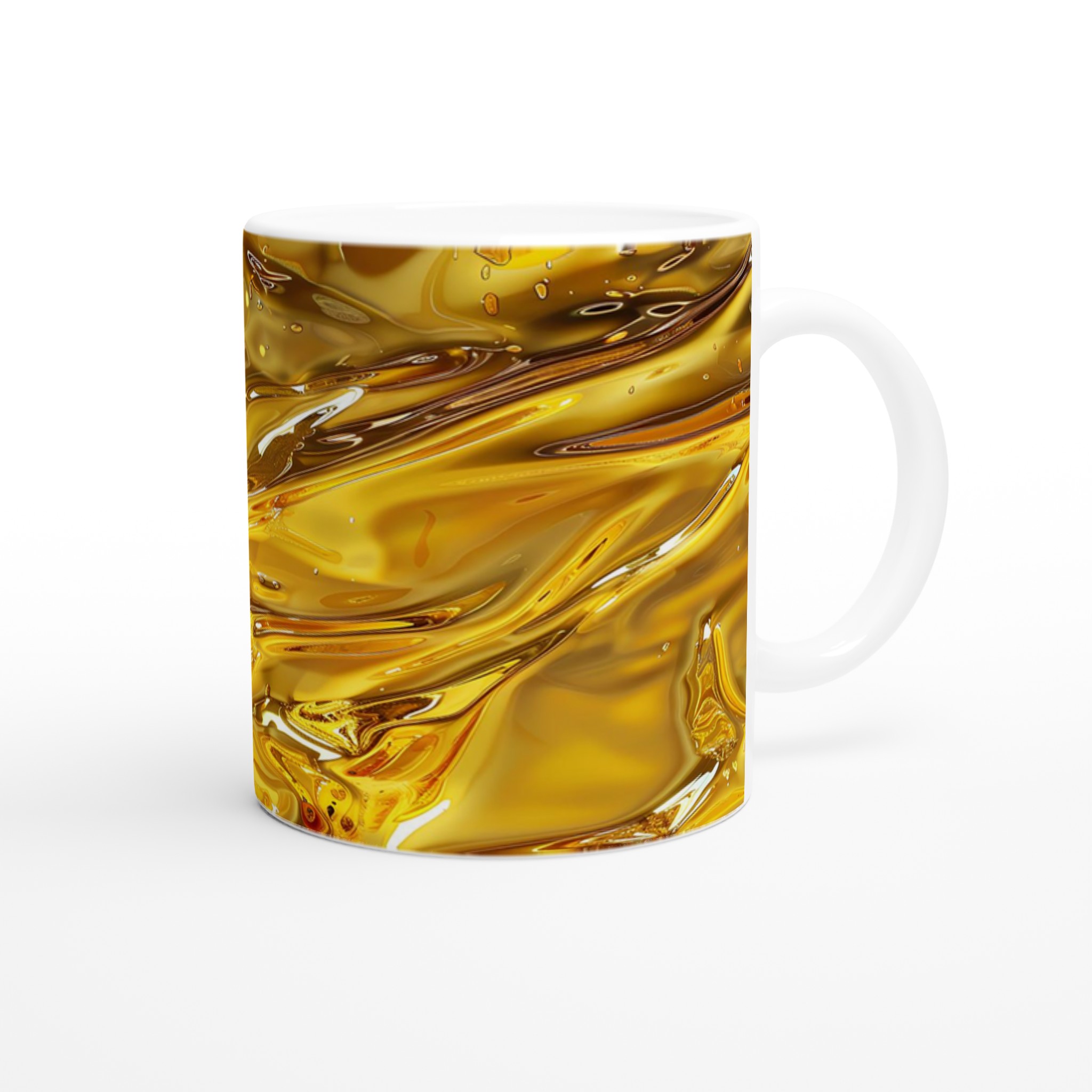 Guldglänsande Keramisk Mugg – 11 oz För Din Favoritdryck i Valfri Färg 9 c5adabf7-4787-4b6c-92c4-bef201a86cb9