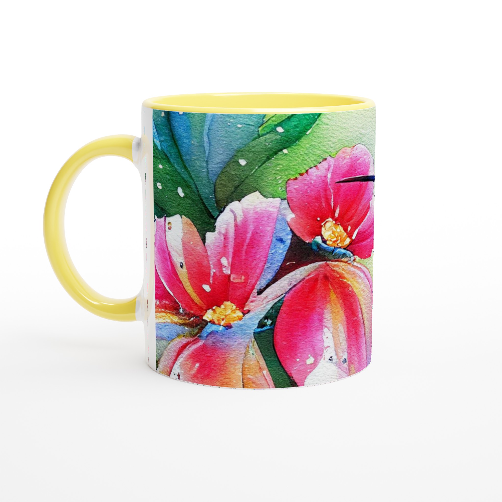 Vibrant Hummingbird Ceramic Mug – 11oz of Artistic Elegance in Your Choice of Colors 3 c5c6d9df-1934-4b62-9448-5d9a90f777dc