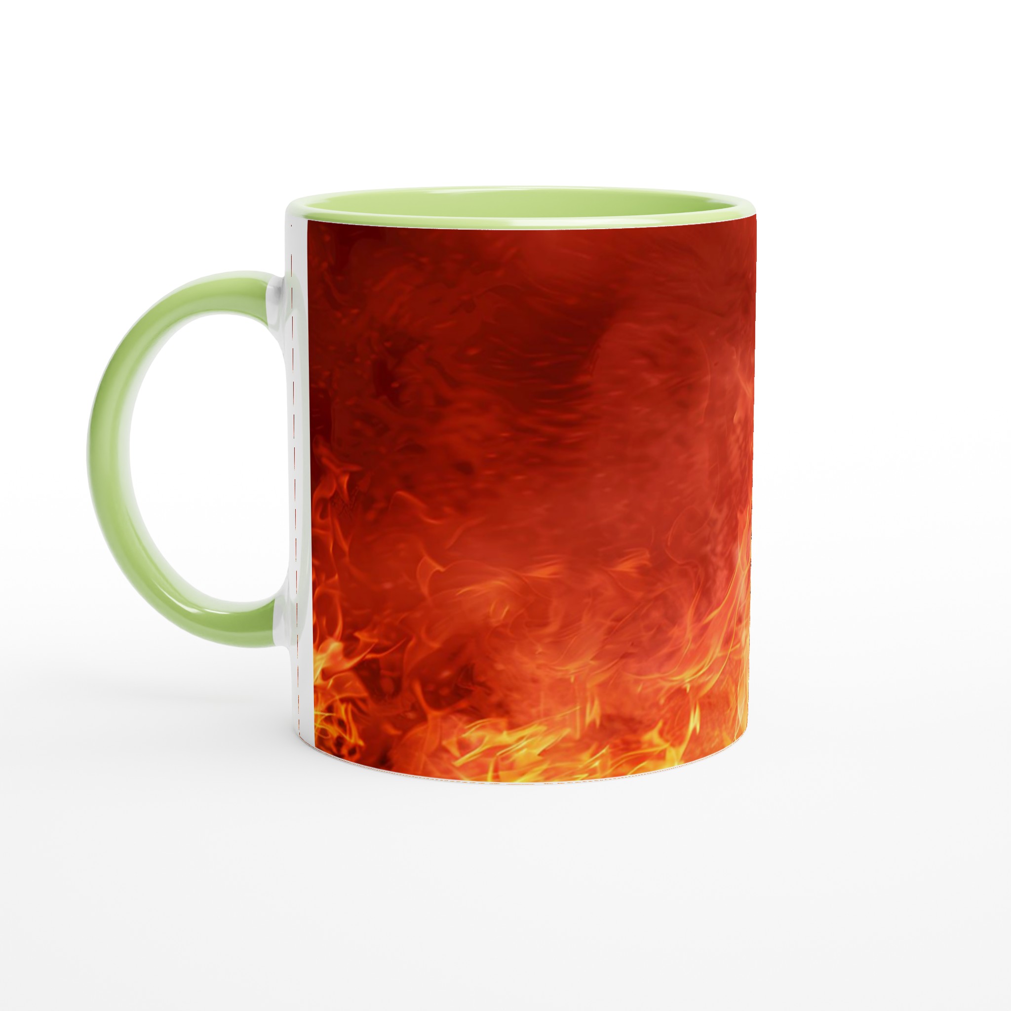 Fotboll i Eld och Lågor 11oz Keramisk Mugg – Matcha Din Passion med Valbar Färg! 7 c608032c-4c64-4fd9-b8b2-1a9de2b15cc2