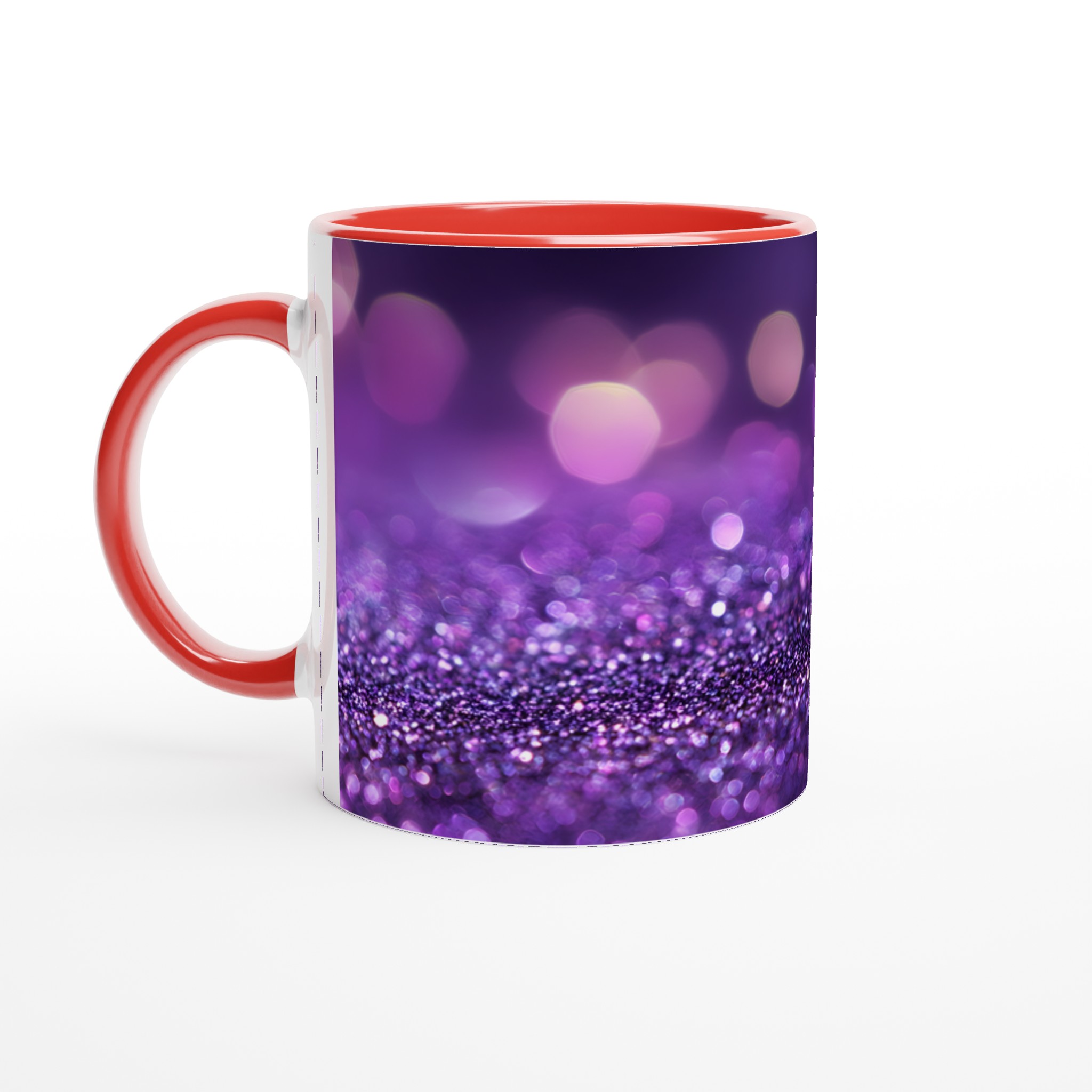Glittrande Lila Keramikmugg – 11 oz Vit Mugg för En Förtrollande Dryckesupplevelse 5 c61fed8c-b3bf-4e1a-9157-ed8041d30d2e