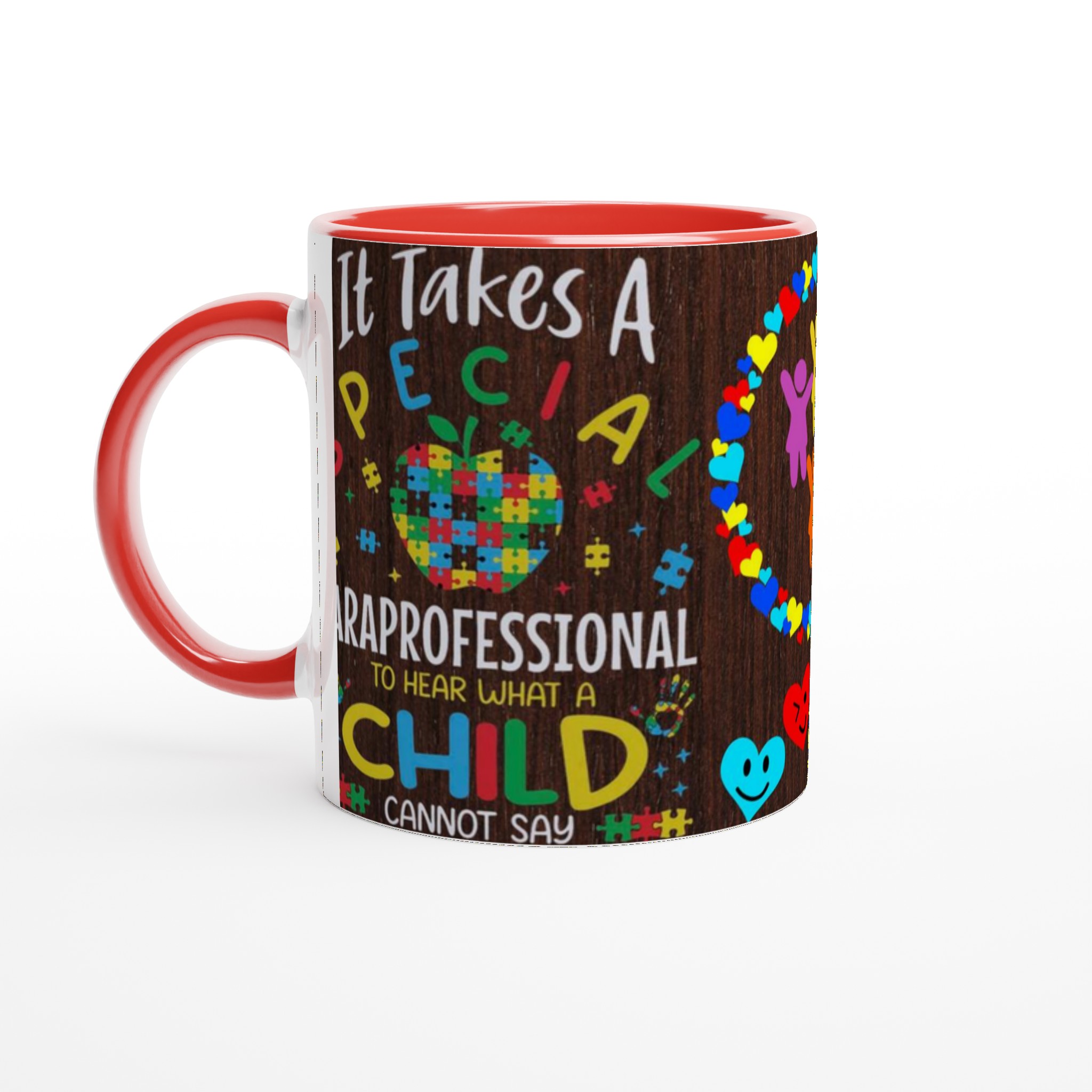 Vit 11oz keramisk mugg med färgglad, peppande design – välj bland sju livfulla keramikkulörer 5 c6b0b2c2-3c0d-4421-b6da-f7abdd4e9842