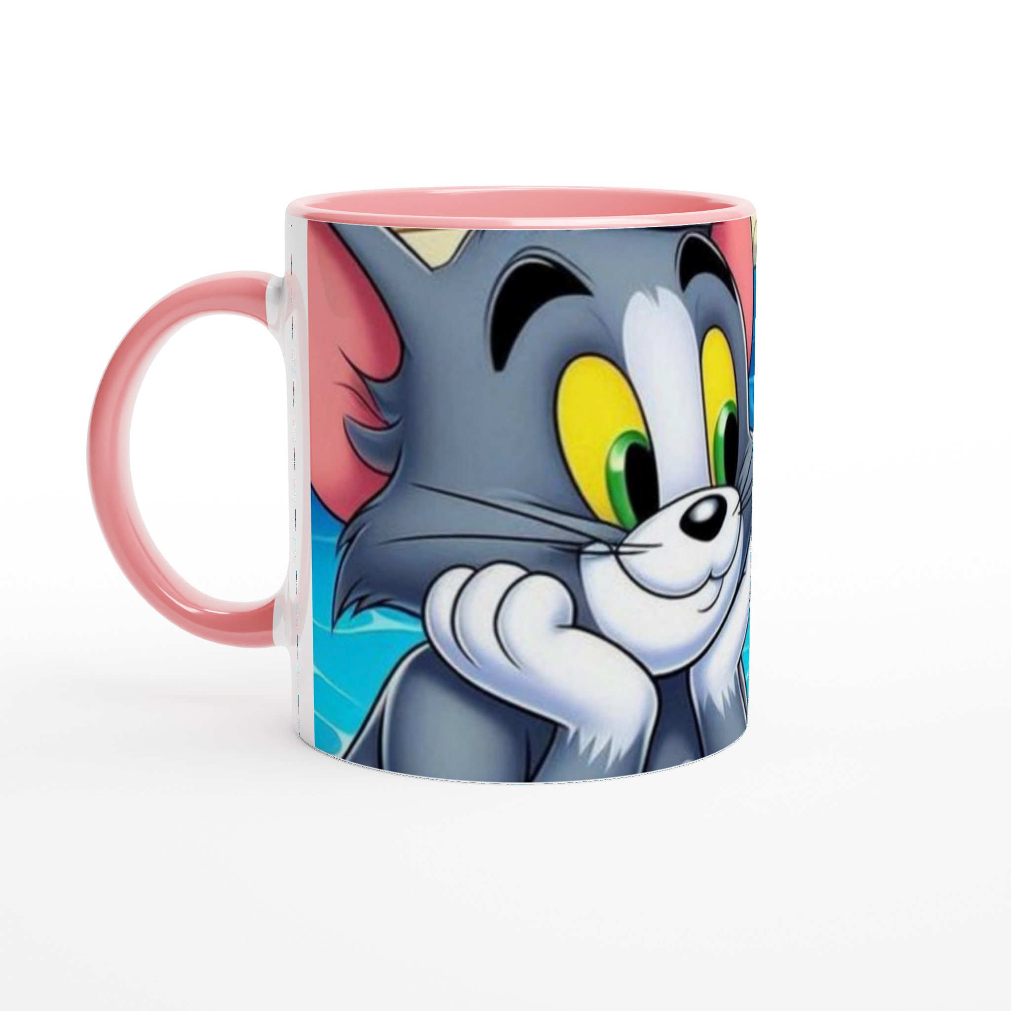 Vit 11oz keramisk mugg med färgstarkt Tom & Jerry-motiv i flera keramiska färger 6 c6fd6d59-9784-4e3b-bbe0-a52a17eaf3d6