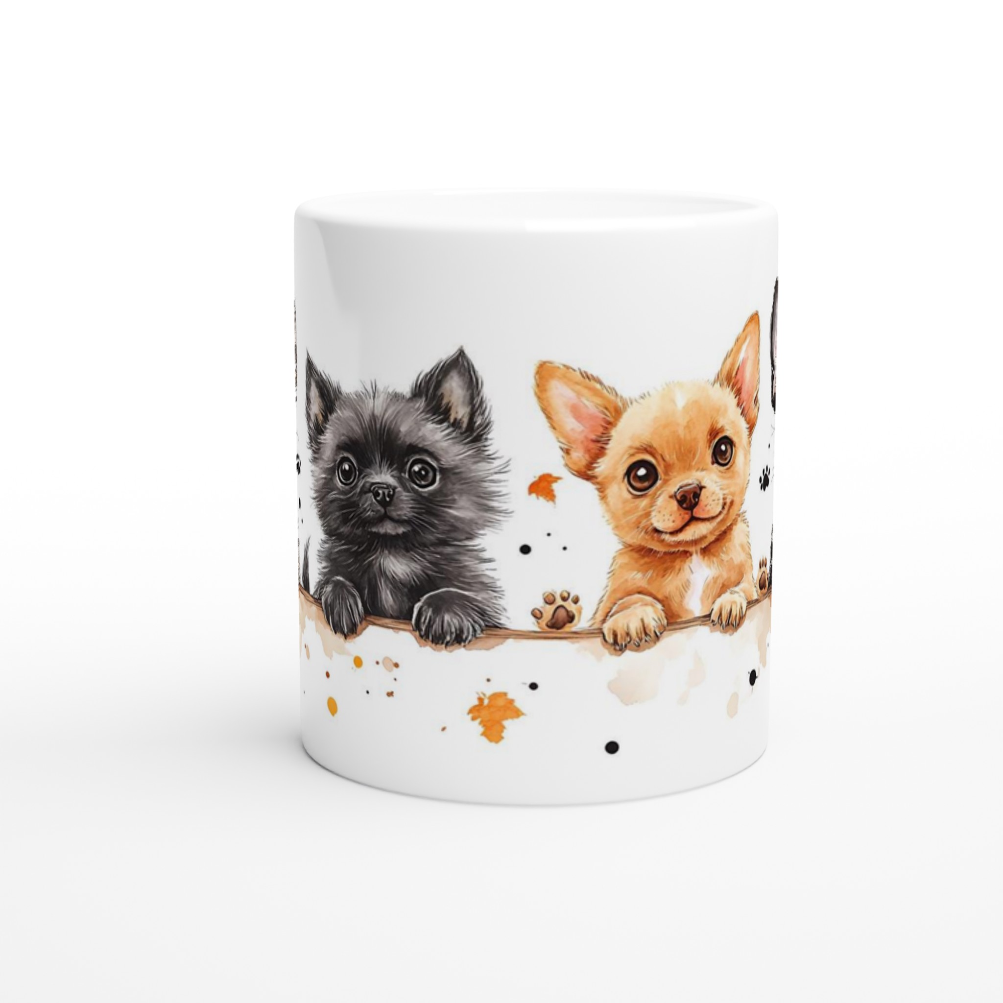 Charmiga Chihuahua-valpar Halloween Mugg – 11 oz keramik i flera färger 8 c70e7725-1f91-4af9-b1e2-dbbf45837884