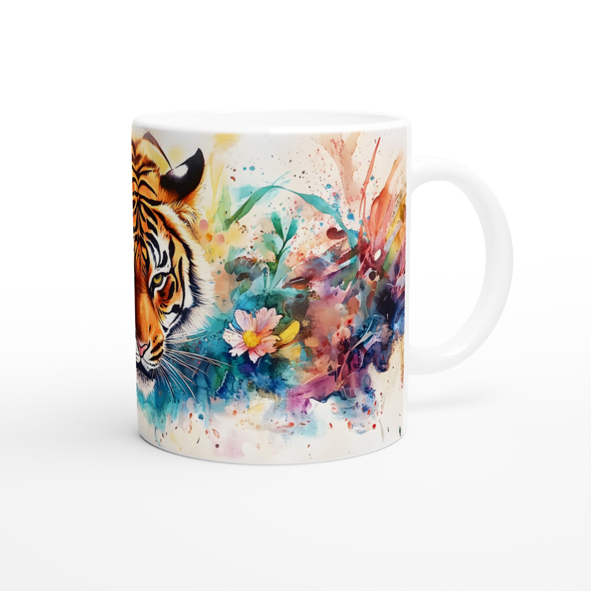Abstrakt Akvarell Tiger Mugg – Vibrerande Konstmugg i Keramik, Välj Din Färg! 9 c70e8852-45e3-47e7-aace-431c8e42ef0d