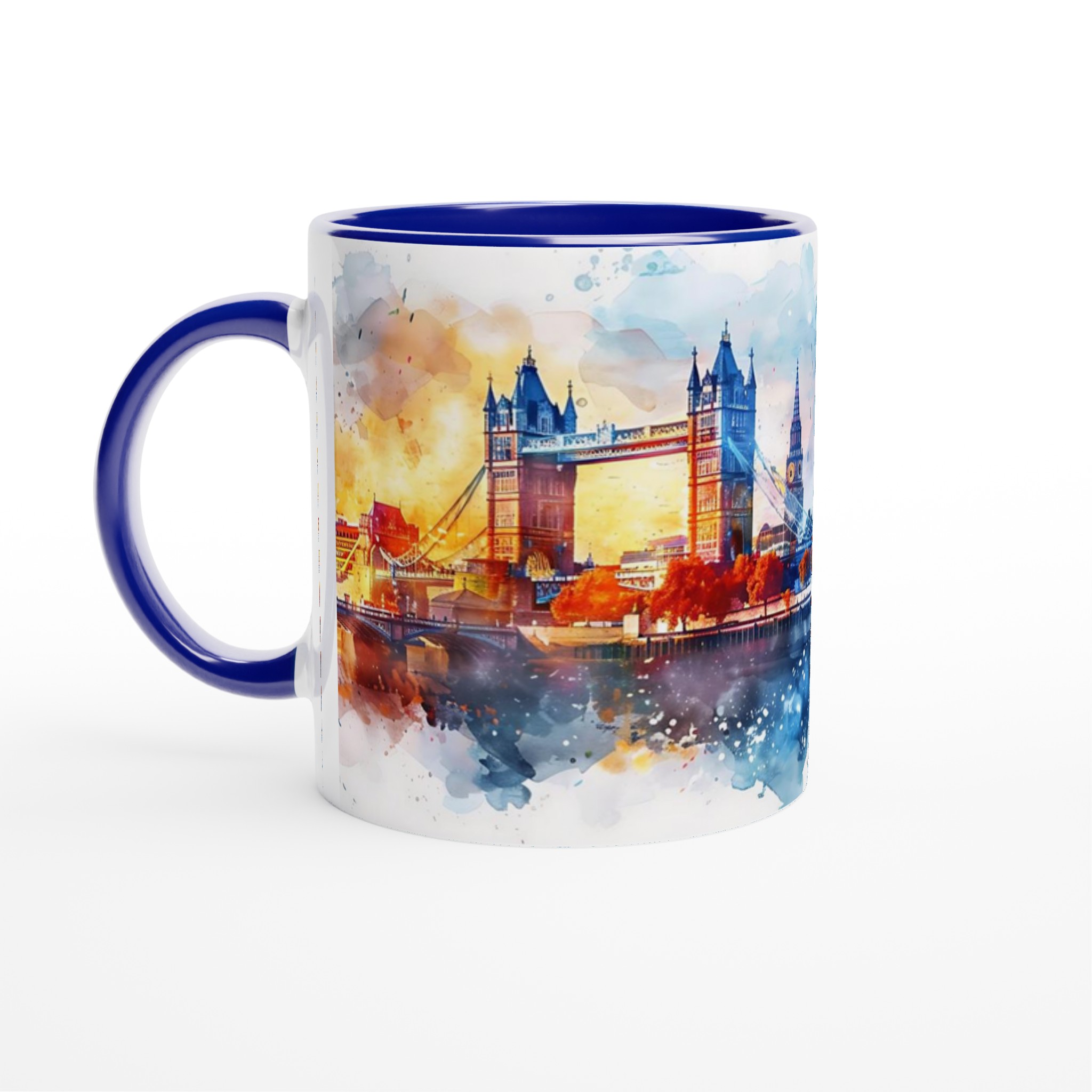 London Watercolor Skyline Mugg – Upplev stadens magi i varje klunk, välj din favoritfärg! 2 c7208f0d-a461-49ff-8d2b-6226ae42f609