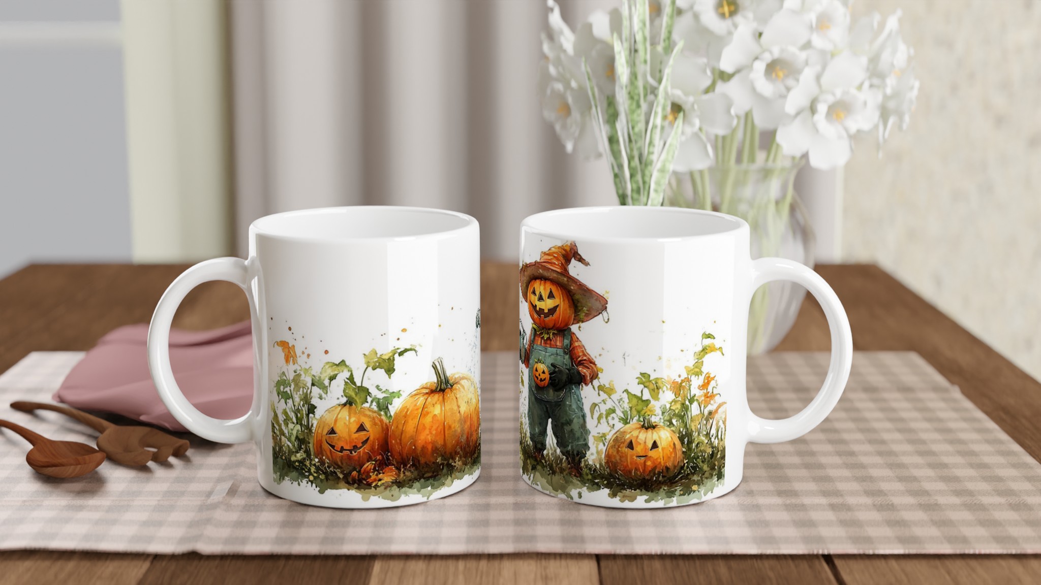 Lekfull Halloween Pumpa Skrämma Design Mugg – Välj bland 7 Färgglada Keramiska Alternativ 10 c76dde15-9714-456b-9e5d-79f6ac308ae6