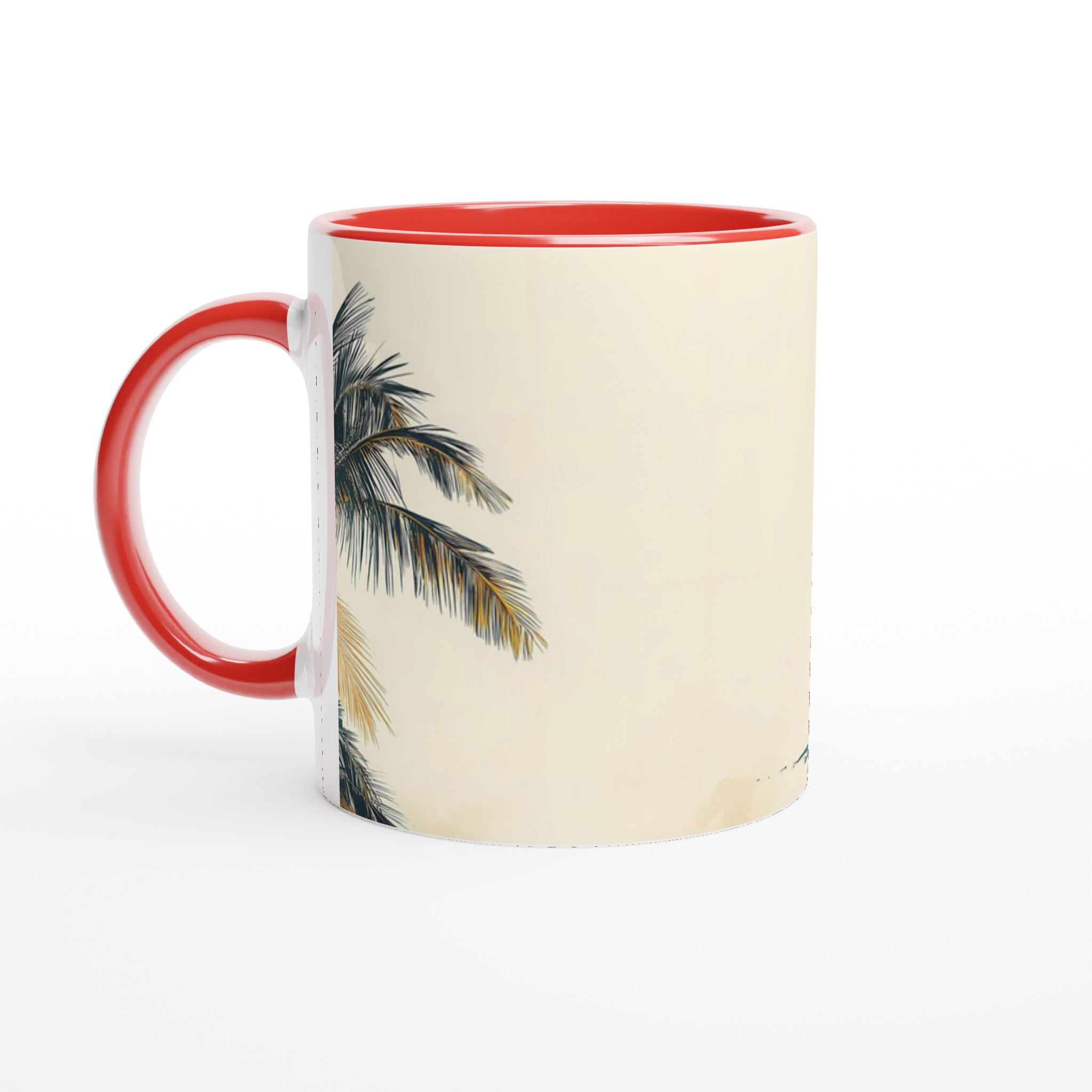 Elegant Vit 11oz Keramisk Mugg med Retro Solnedgångsdesign – Välj Din Färg 5 c789e5e2-8cc5-4deb-848c-7e081d54cc23