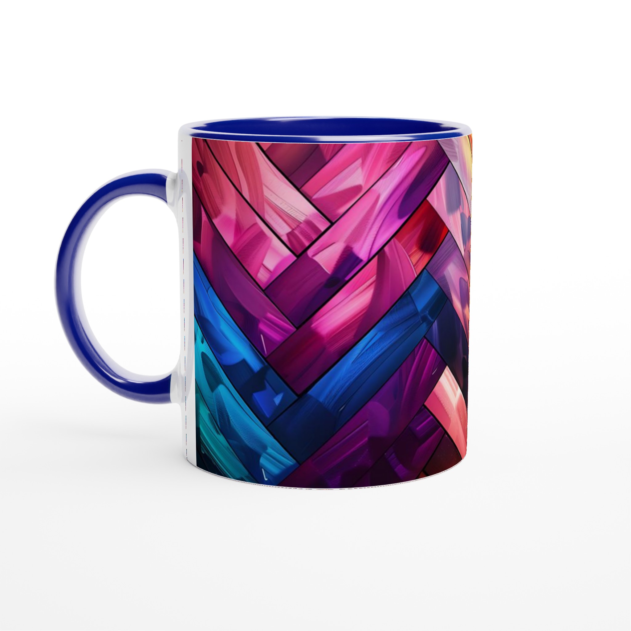 Abstrakt Mosaik Keramikmugg - 11oz Vibrant Konstnärlig Design i Flera Färger 2 c7a4acd8-9b54-4735-a40c-1eaac8a8b9b0
