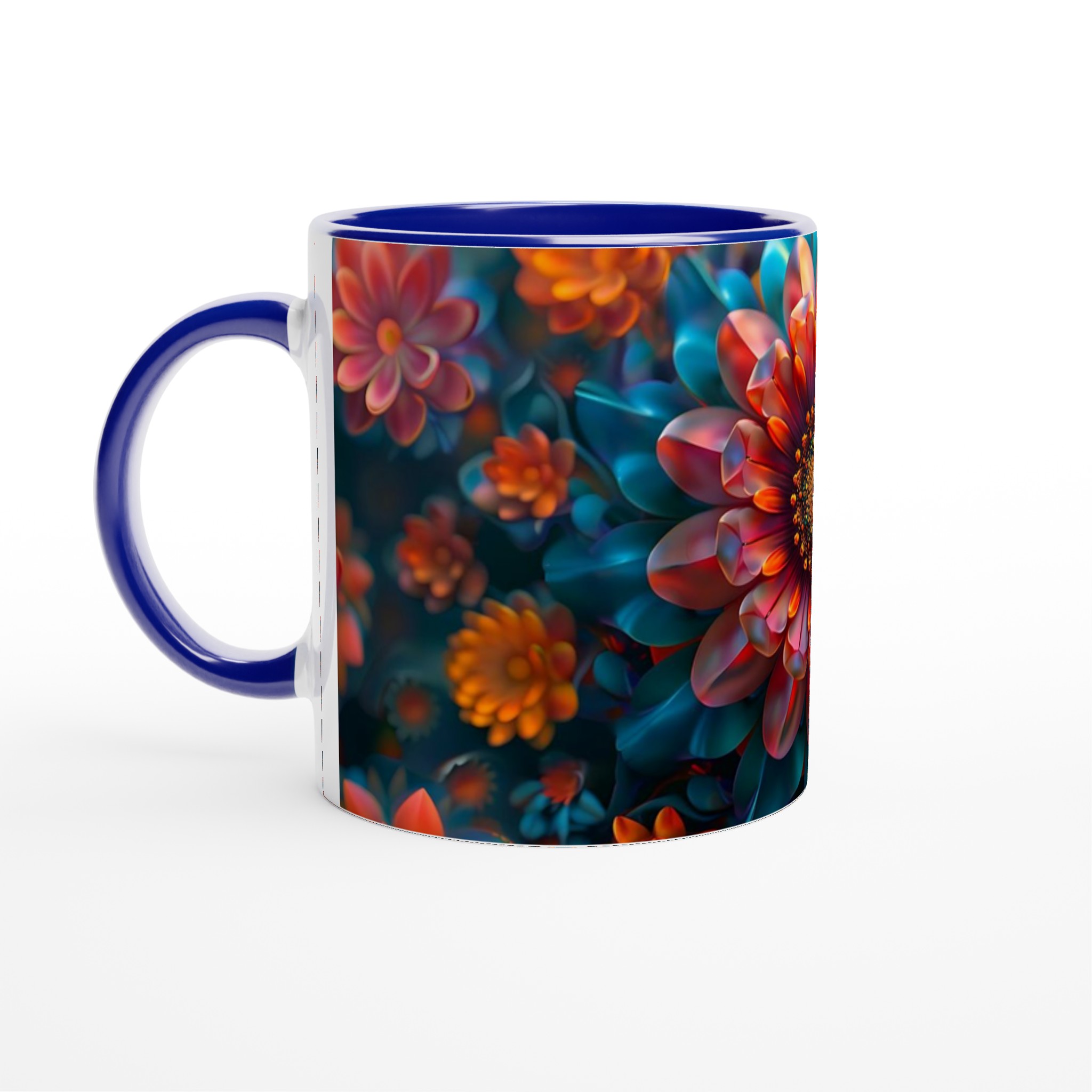 Mugg "Exotisk Blomma" – Levande Färgexplosion i Premium Keramik, 11 oz 2 c7e7f045-a1e4-4e86-a3c5-5d8648561056