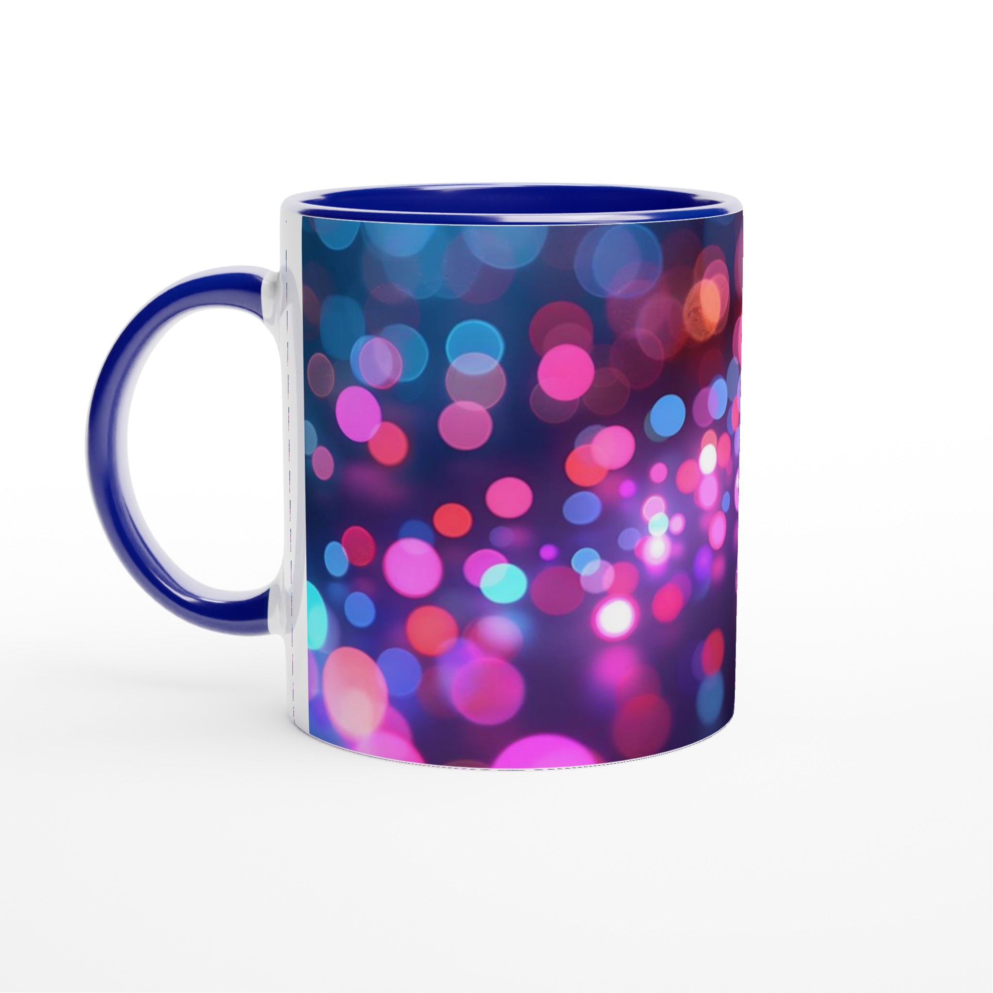 Färgsprakande Bokeh Keramikmugg - 11oz, Välj Din Favoritfärg! 2 c833383d-04c9-498c-a3e6-336fa9c0da0e