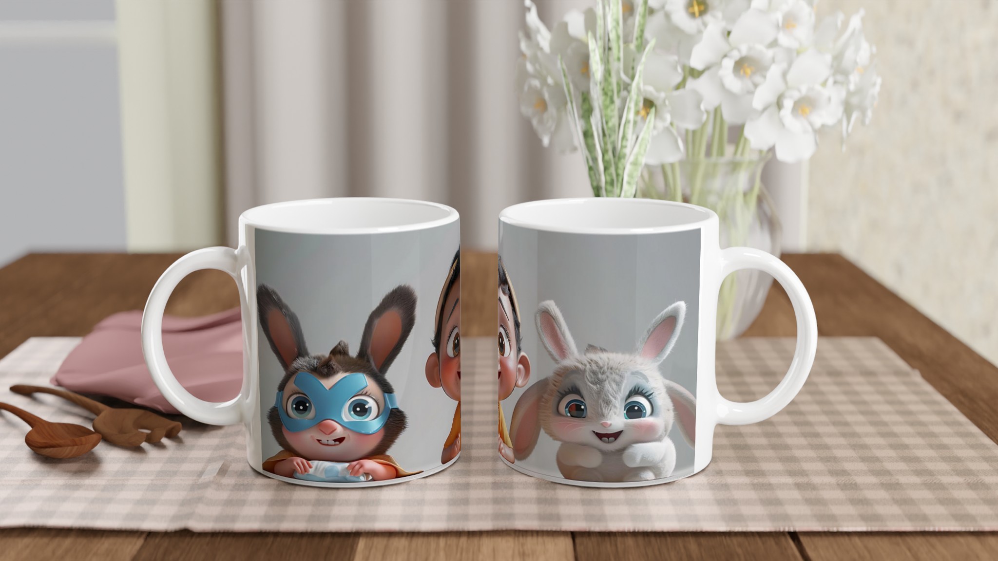 Söta Vänner Keramikmugg - 11oz, En lekfull present för alla åldrar 10 c8521d15-52fb-4063-ae4b-292d4a24a5e0