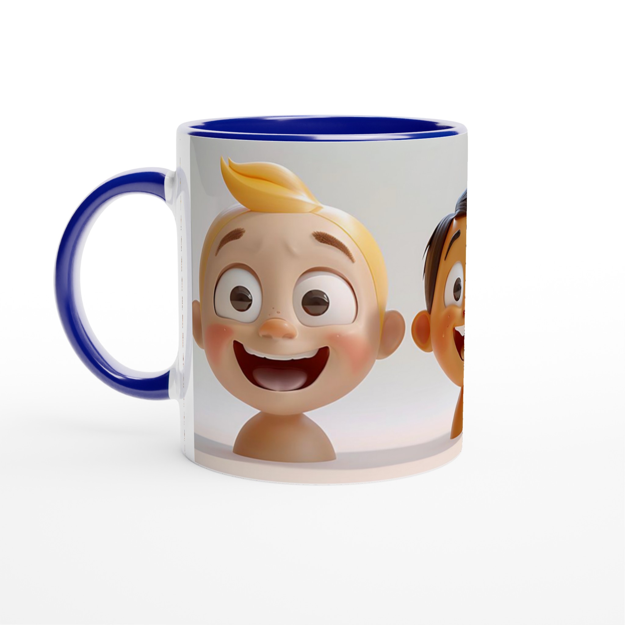 Glad Kaffemugg med Lekfulla Ansikten – Personlig 11oz Keramisk Mugg i Valfri Färg 2 c89f1dd1-427d-40ae-8dcc-0dfa5a7d028c