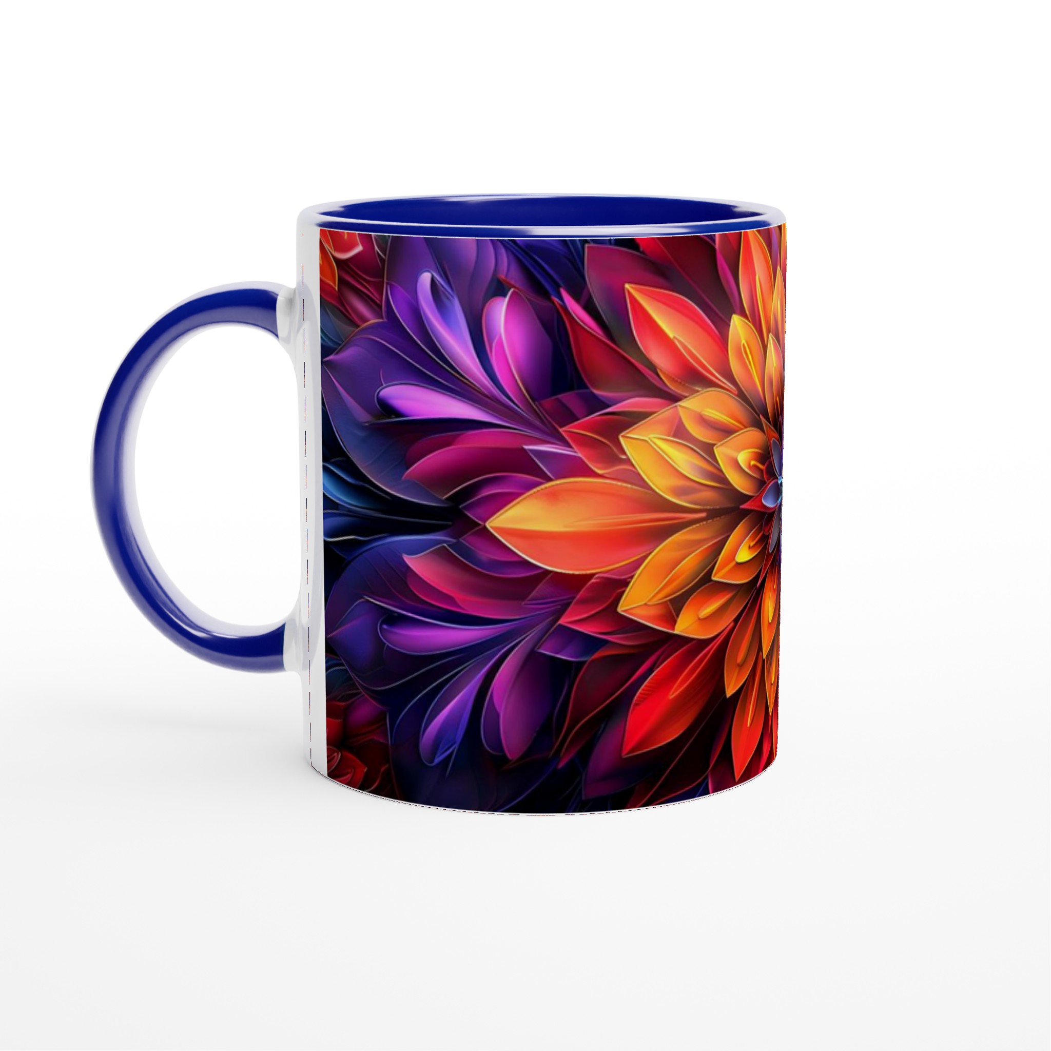 Abstrakt Mandala Keramikmugg - 11oz, Levande Färger & Designval 2 c8a2f760-ca69-432b-9194-87224a4f6b31