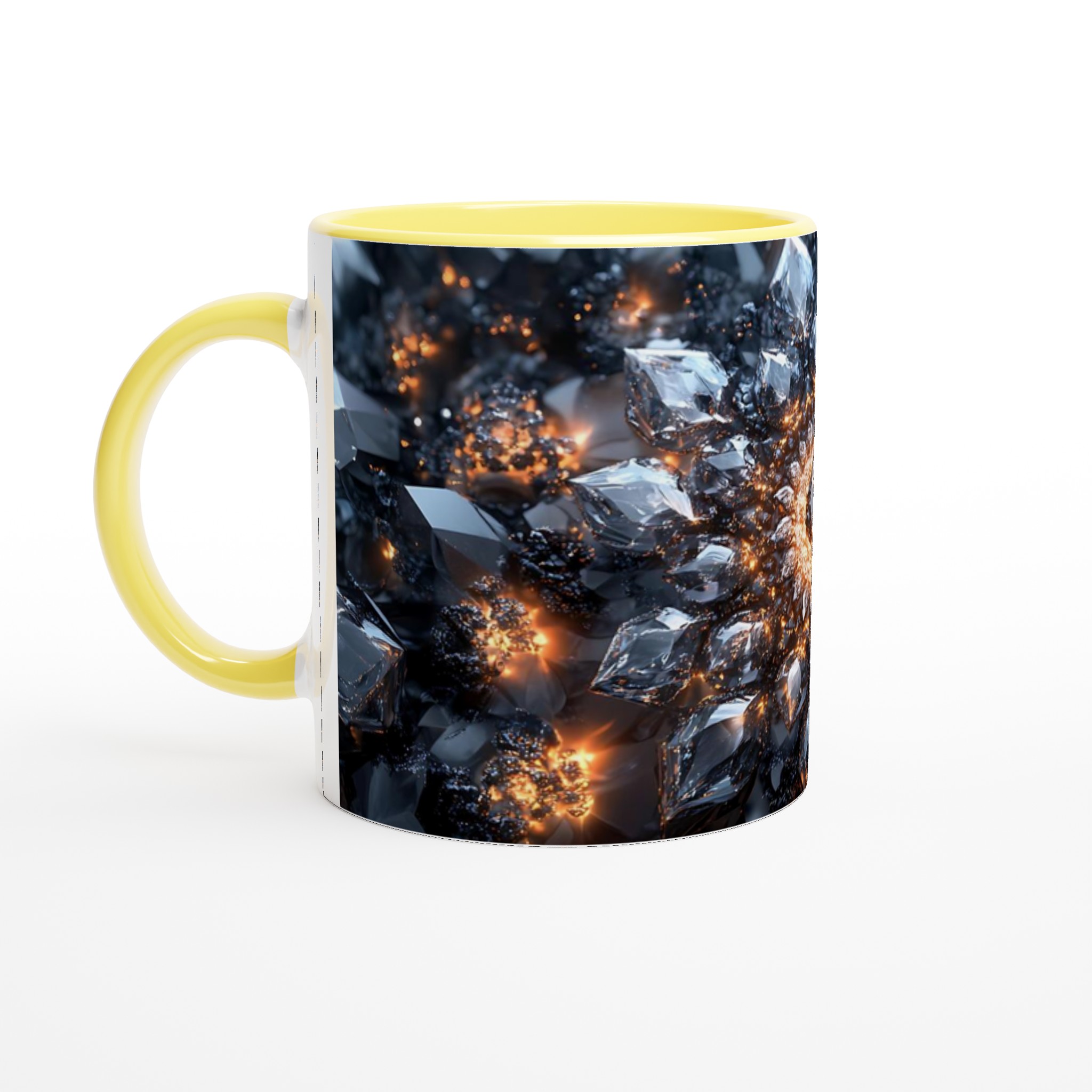 Kosmisk Kristallmugg - 11oz Keramisk Kaffemugg i Ditt Val av Färg 3 c8ccb999-b6a1-4cfe-a5de-e6036c61a795