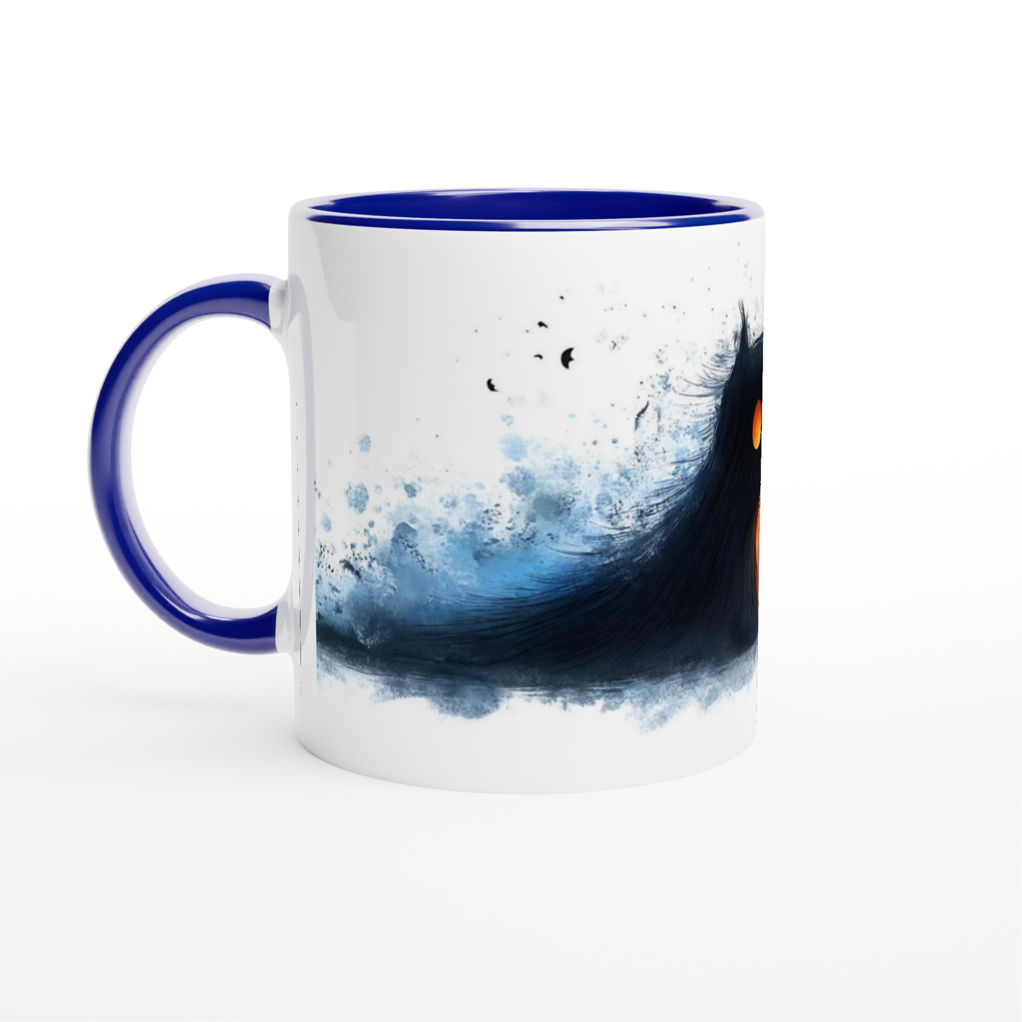 Mystisk Varelse Keramikmugg - Eld & Is Design med Lysande Ögon, 11oz Kaffe- & Temugg i Valfri Färg 2 c8efcb9f-5c64-4a40-b652-b8b42577660b