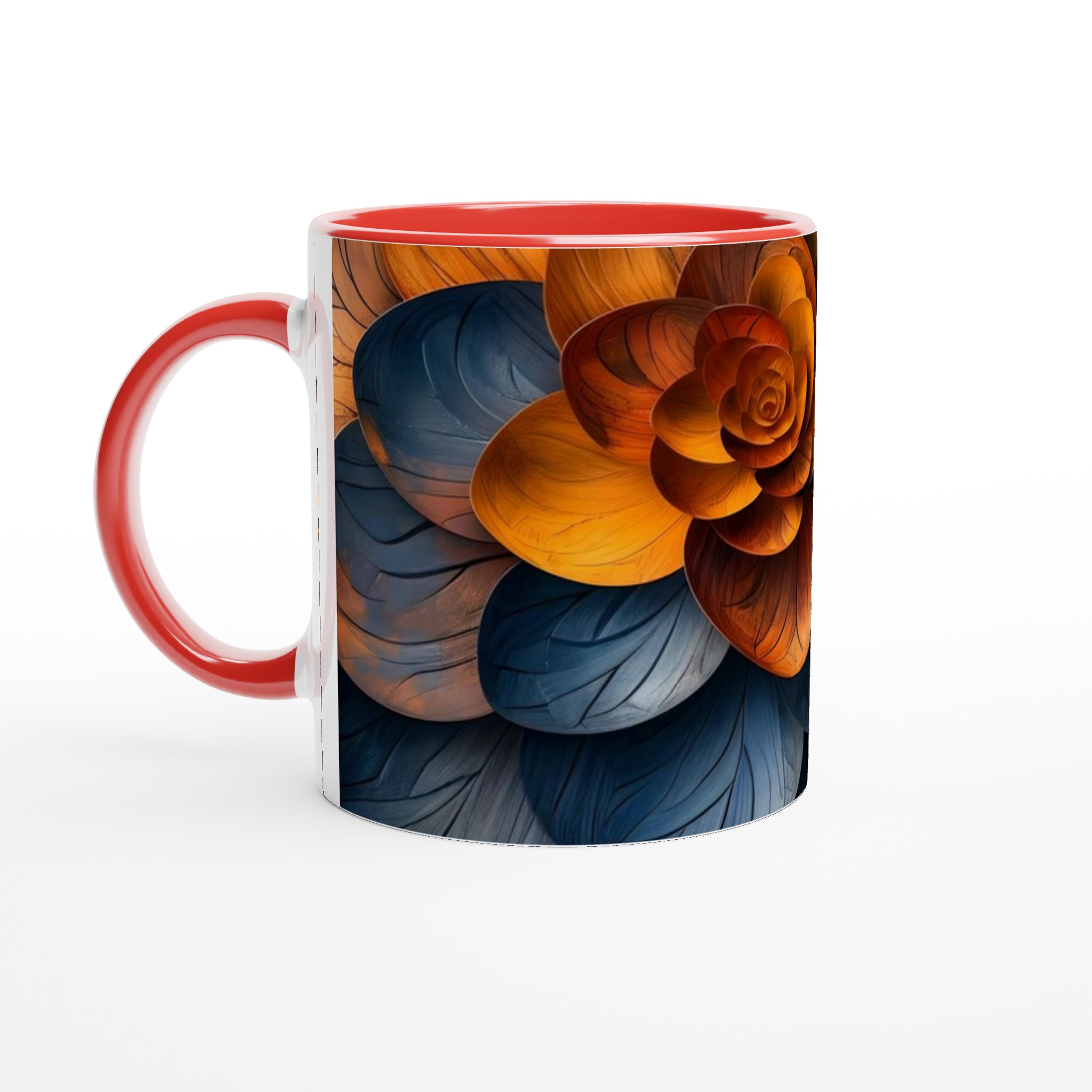 Vit 11oz keramisk mugg med varm höstinspiration och valfri färg 5 c8f2ba2e-ee3c-4622-877b-562d3da1a43b