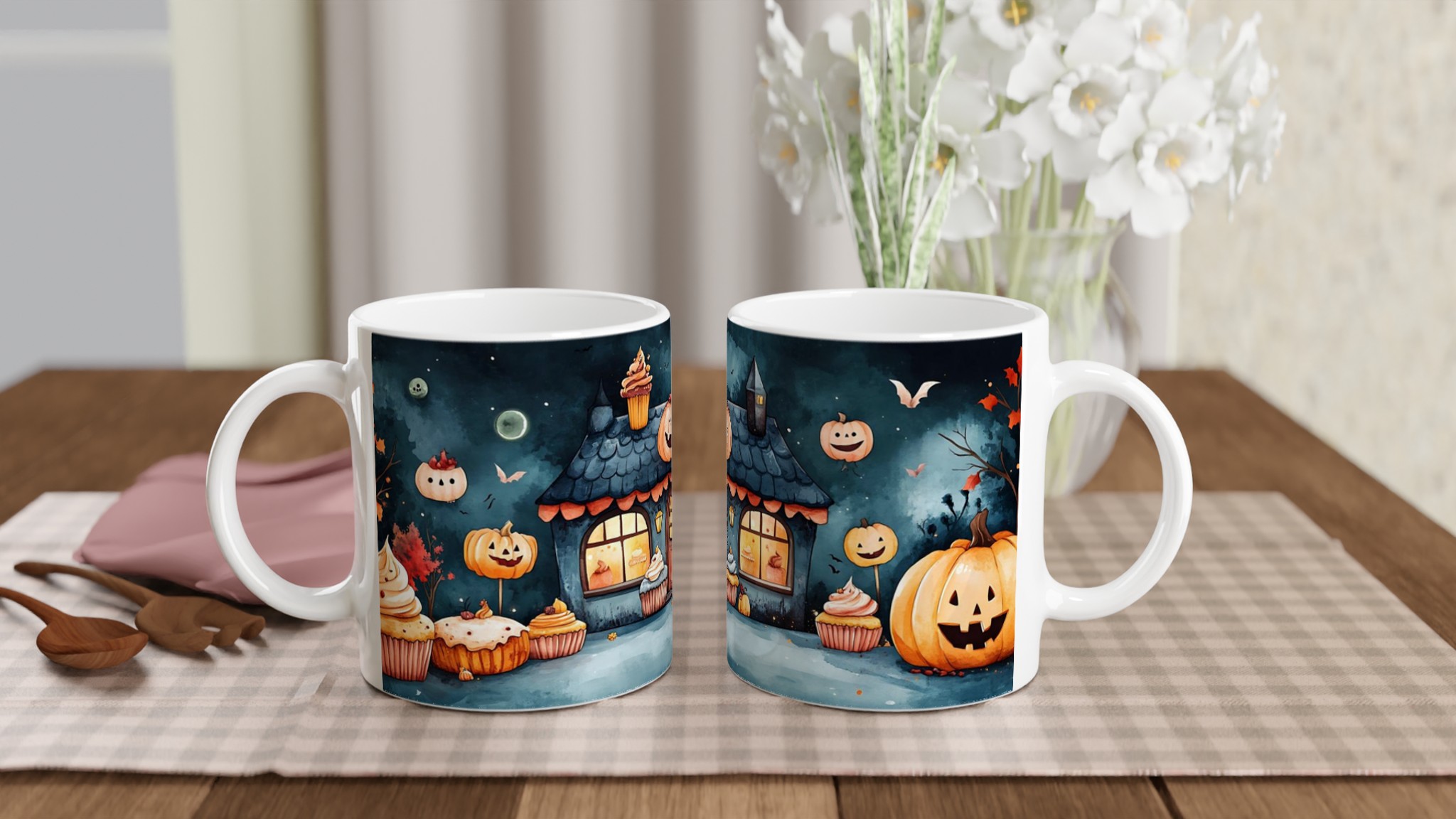 Mysig Halloween-mugg: Pumpa & Cupcakes – Välj din färg! 10 c95040cb-75cf-44f2-98fe-9c09c46a5416