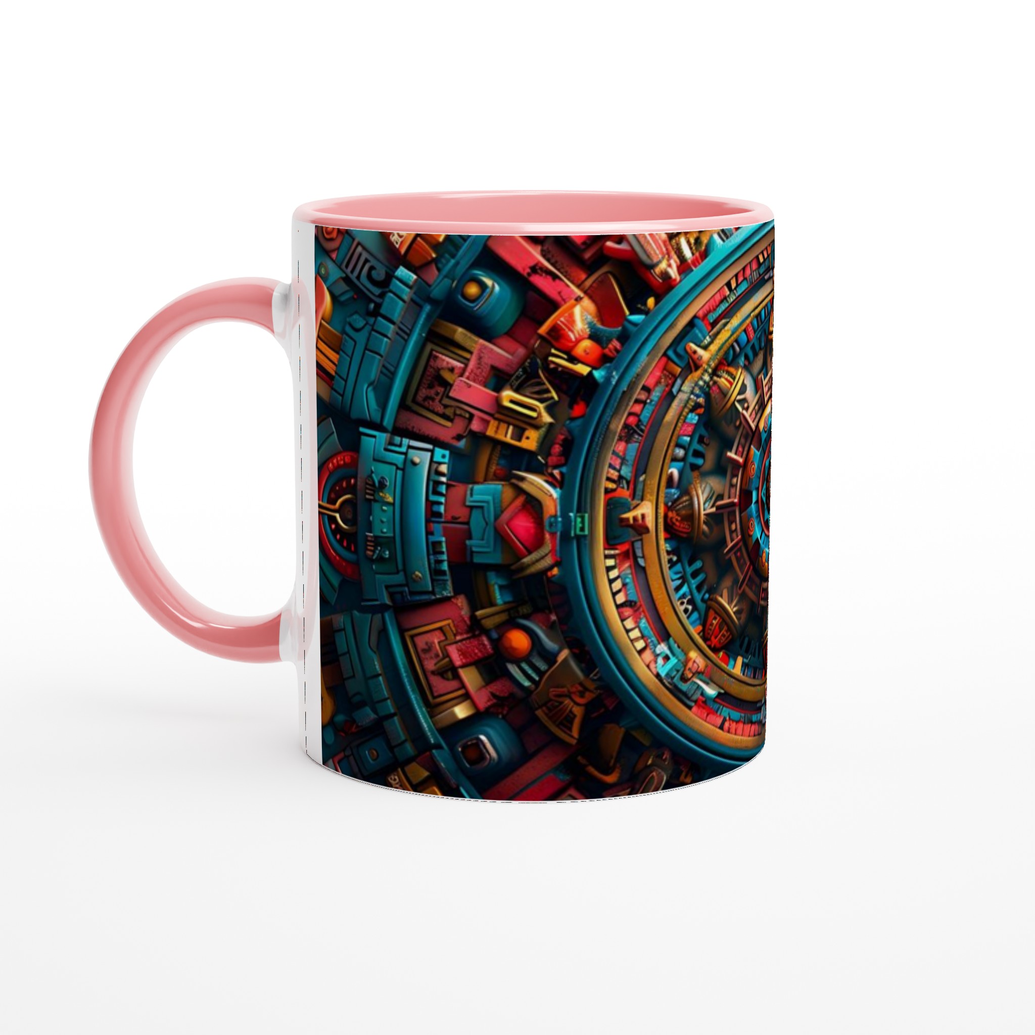 Aztec Fusion 11oz Keramisk Mugg - Levande Konst för Dina Fikapauser i Ditt Val av Färg! 6 c9669c6d-5370-4493-95c5-a803032ae1f7