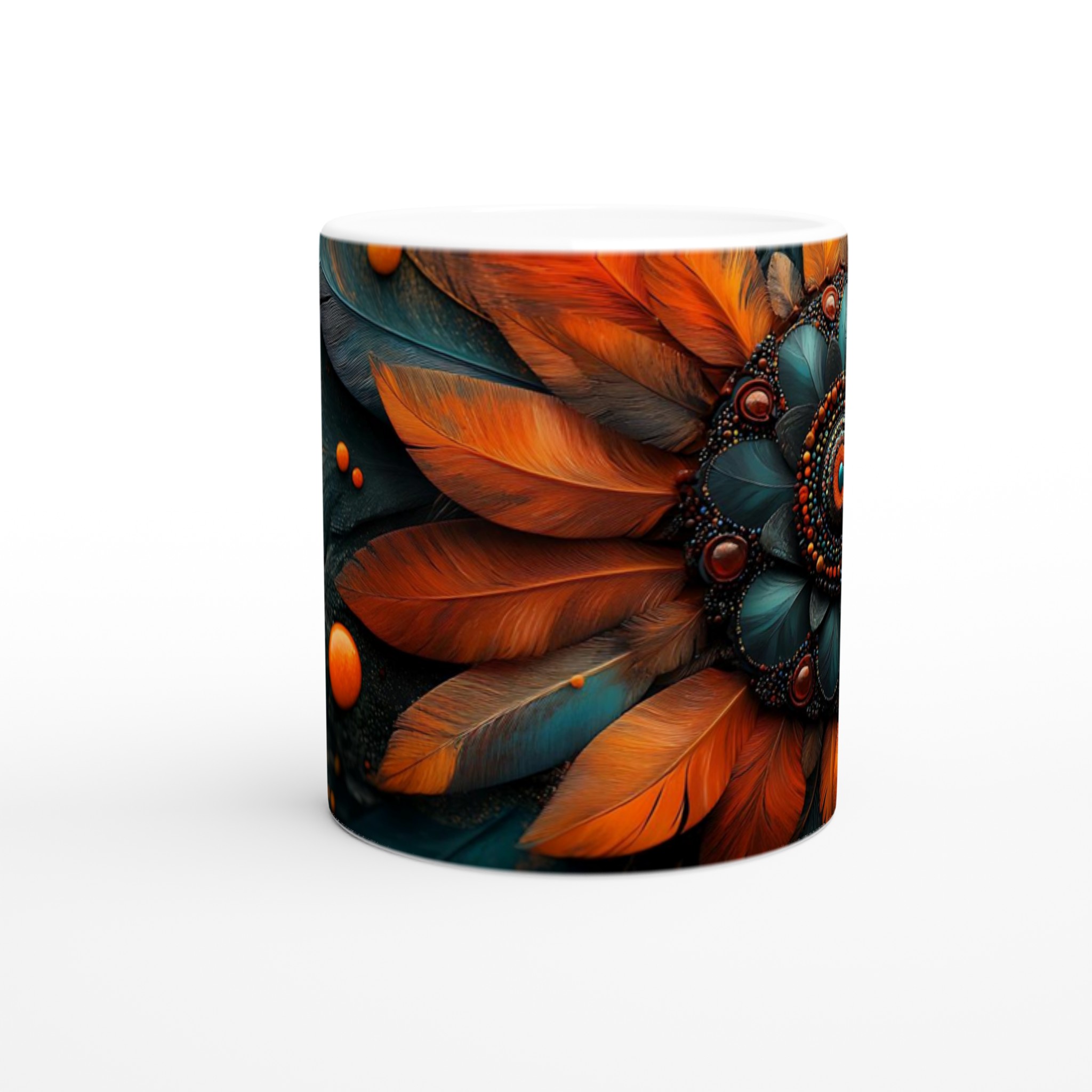 Aztec Inspired Feather Mandala Mugg - Välj din färg 8 c973aada-82da-4db5-beca-fbdf49d04ba9