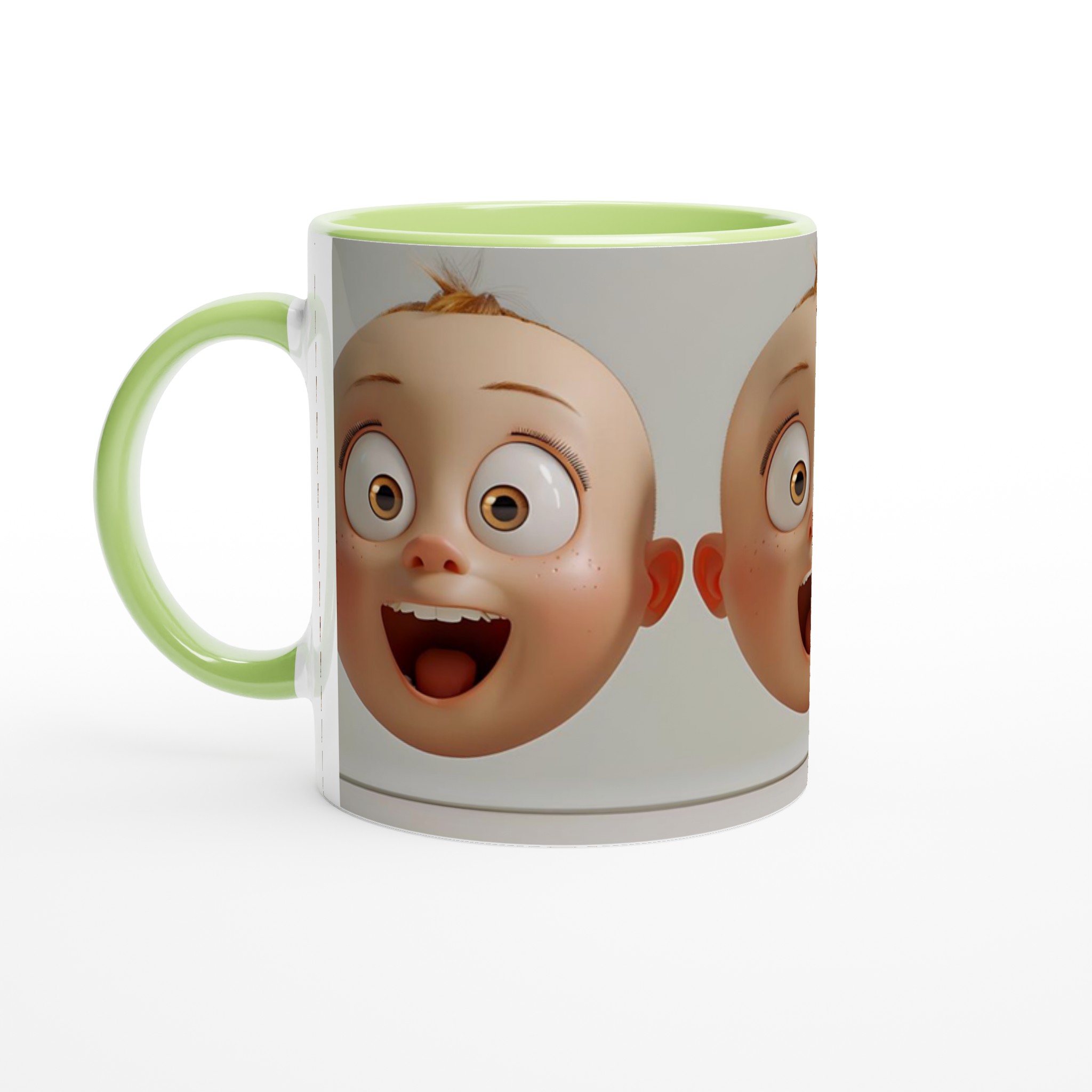 Förvånad Babyansikte Keramisk Mugg - Rolig Design i Flera Färger 7 c9795e6f-c691-427e-bc64-3044455a5215