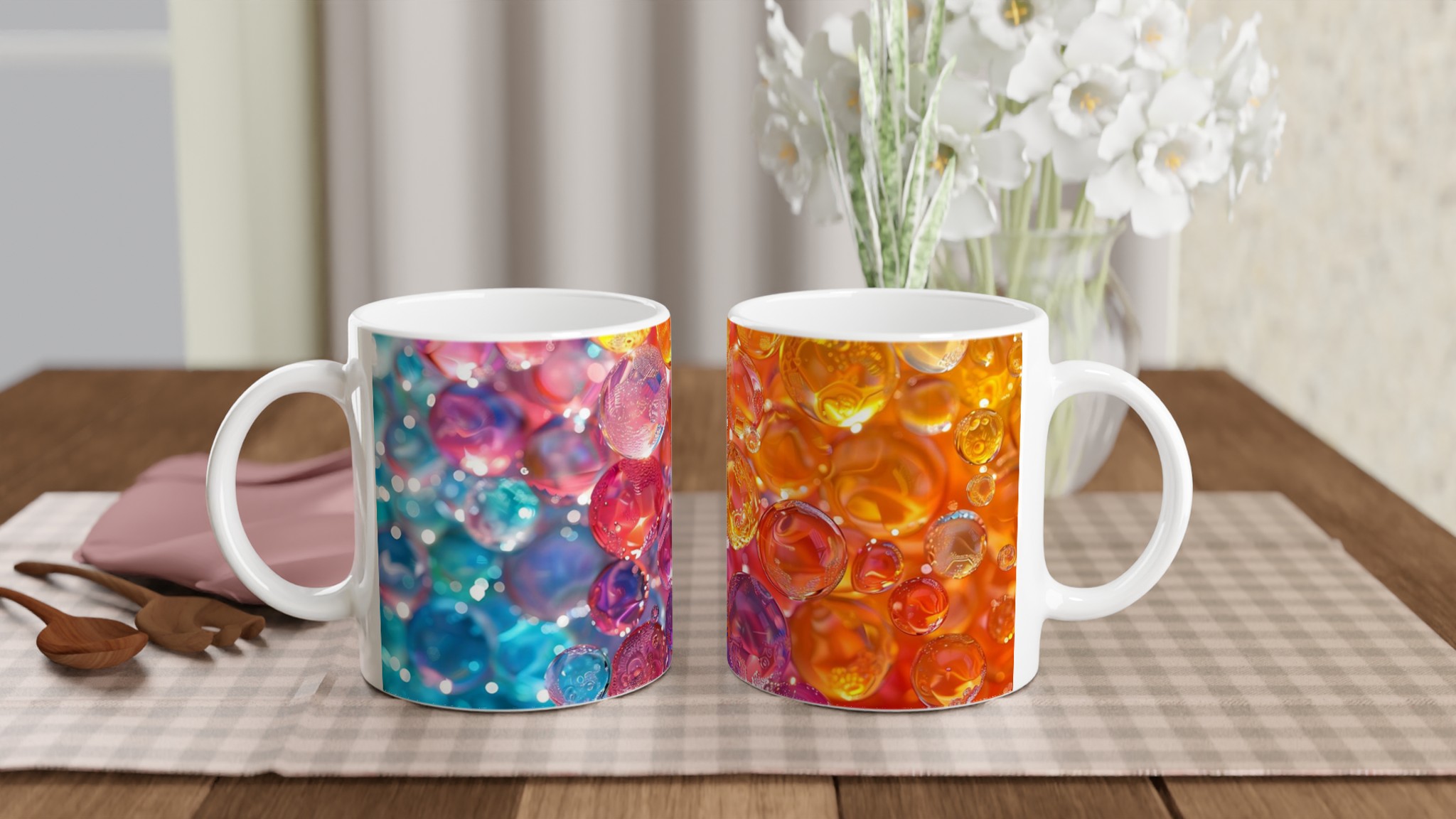 Färgexplosion 11oz Keramisk Mugg – Lysande Bubbeldesign i Din Favoritfärg 10 c97a4ecb-a177-45bd-96a1-d964da3adbce