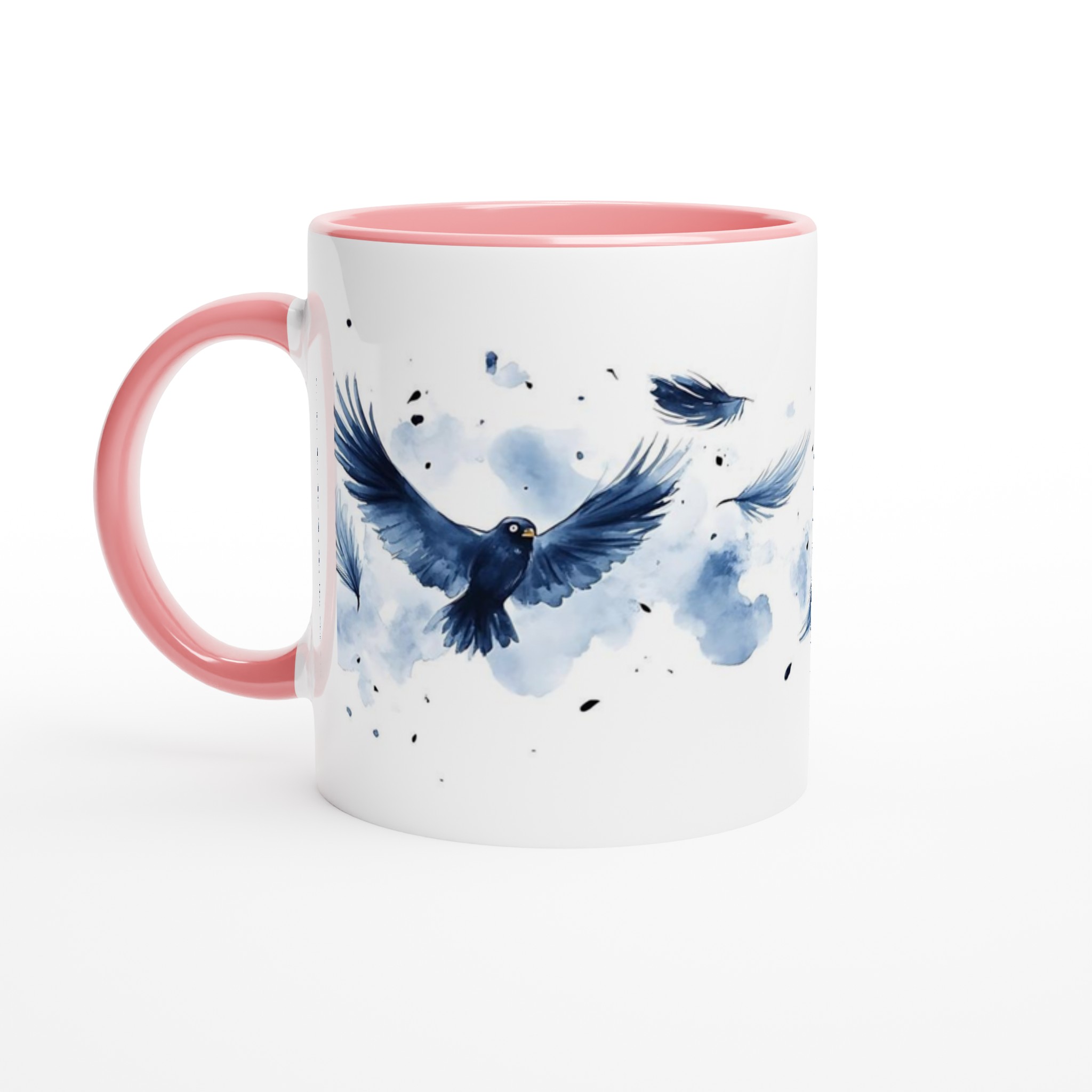 Svarta Fåglar i Akvarell: 11oz Keramisk Mugg – Drömfull Design för Din Kaffestund 6 c98ac8d3-98a9-41f4-8e0a-6b1c7f42bc2c