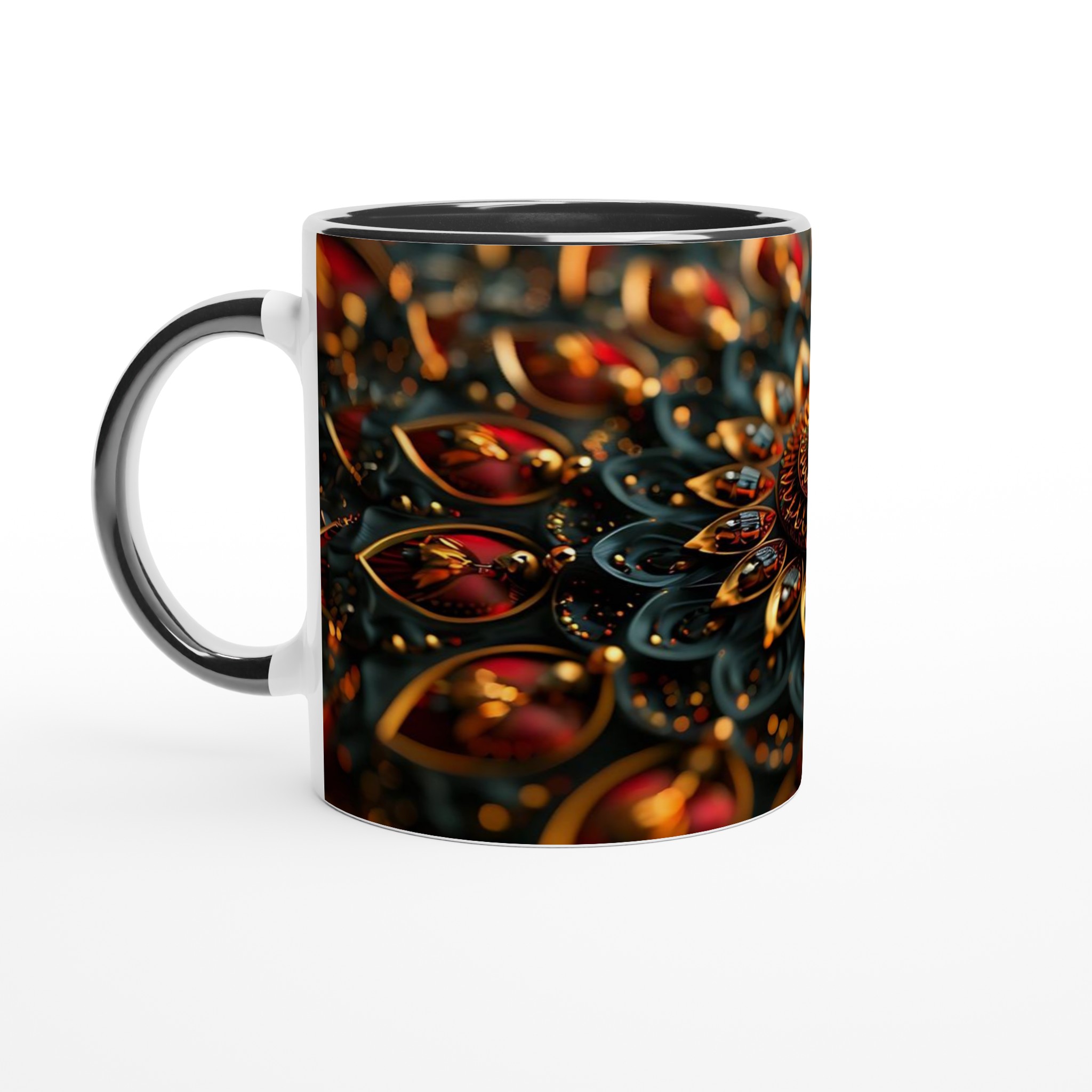 Lyxig Mandala Keramikmugg - 11oz i Valfri Färg, Diskmaskin- & Mikrovågsugnssäker 4 c9b9744f-25e1-4e3f-8634-d1cd7e84610e
