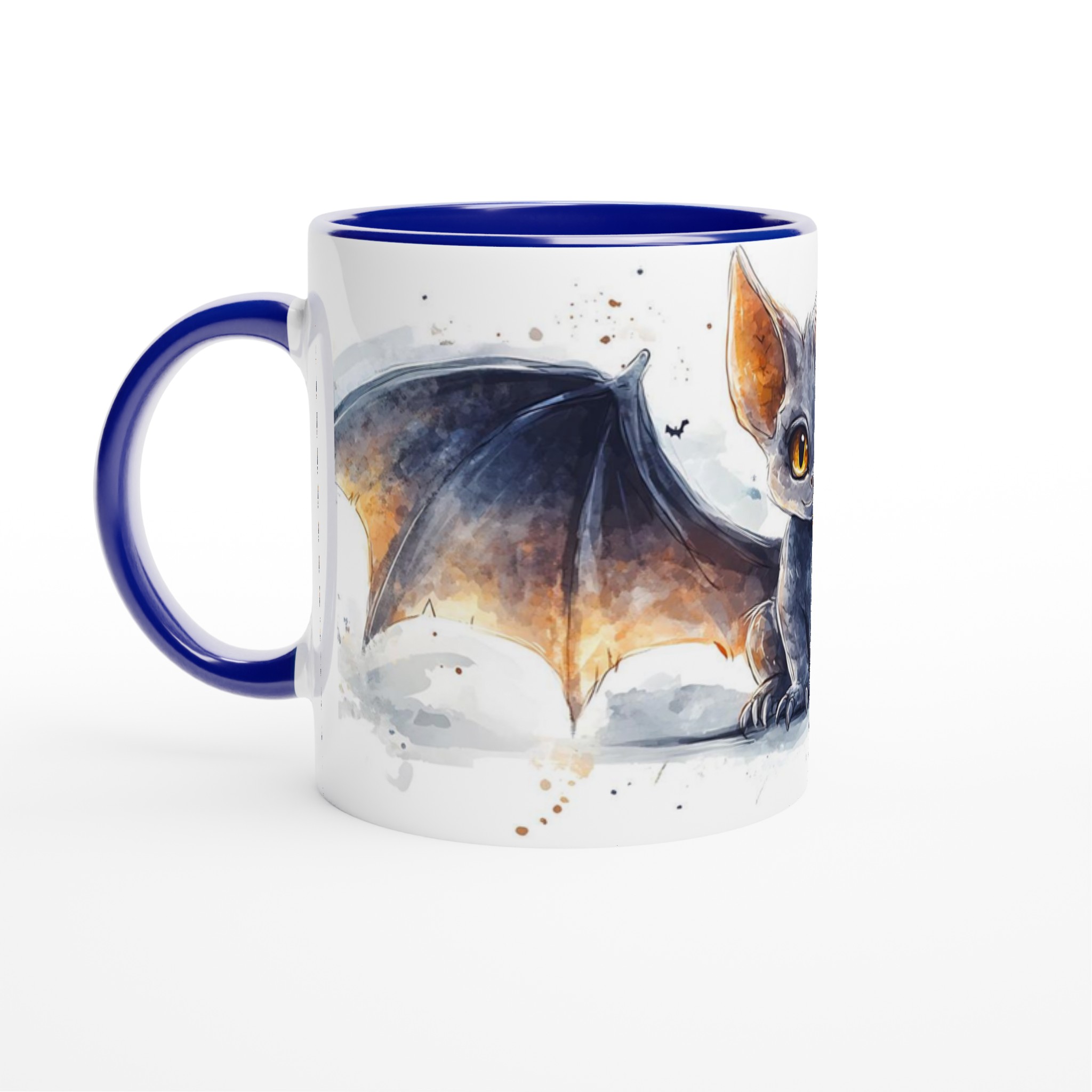 Söt Fladdermus Akvarell Mugg - Unik Keramikmugg i Flera Färger (11 oz) 2 c9c5da61-efdc-4346-aae0-696b57f181dc