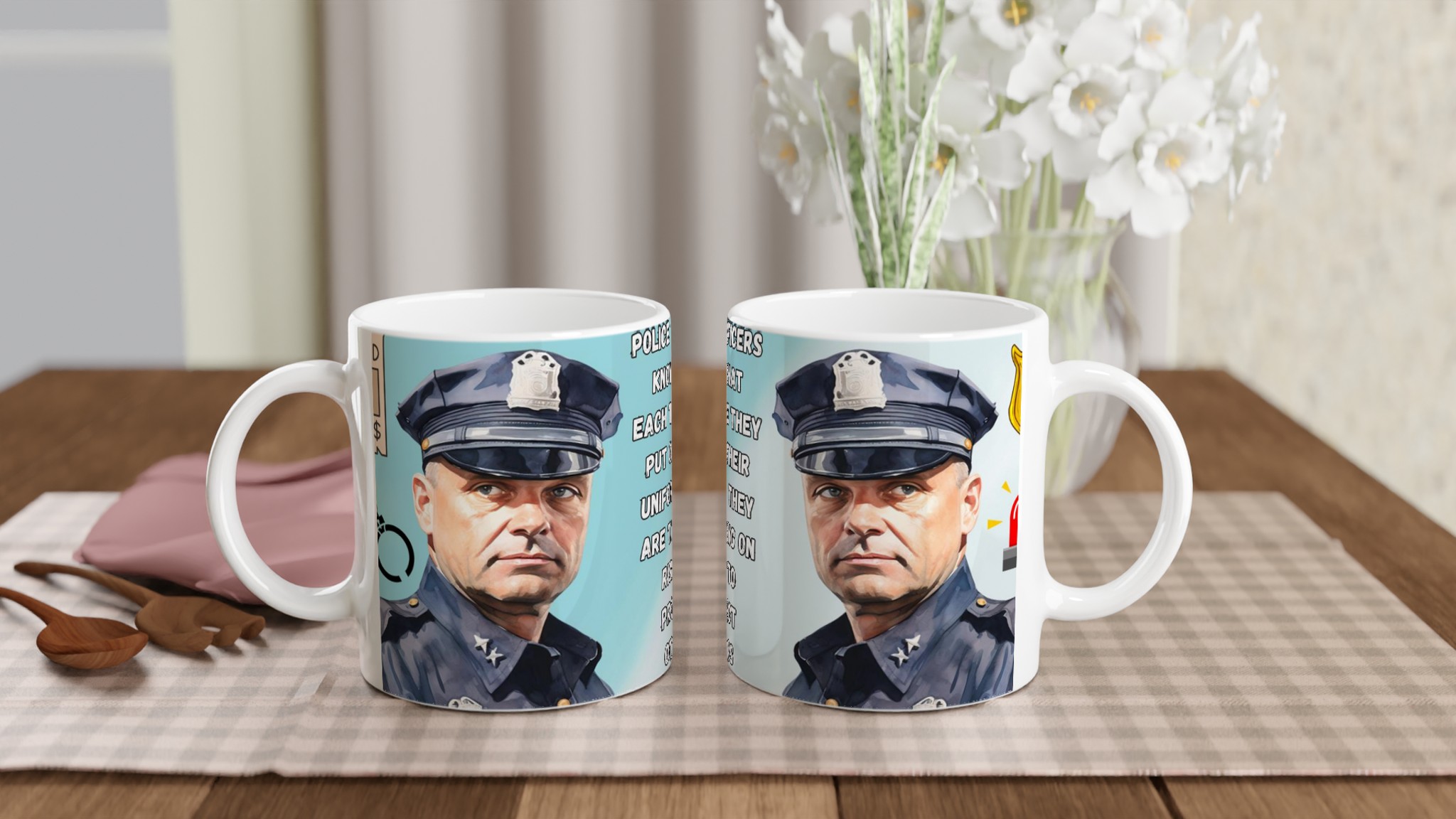 Vit 11oz keramisk mugg med kraftfullt polisärofat i flera färger 12 ca0406ef-f382-4642-b42b-0b55a3da00e9