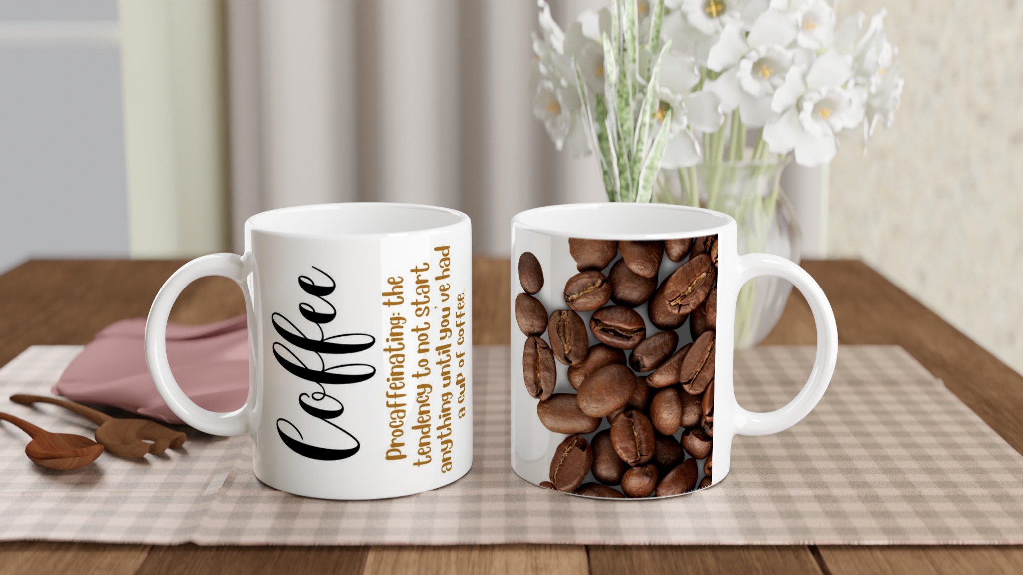 Vit 11oz Keramisk Kaffe-mugg med Inspirerande Citrat i Flera Färger 10 ca0a1093-2971-49a9-8a2e-8045c5452d70