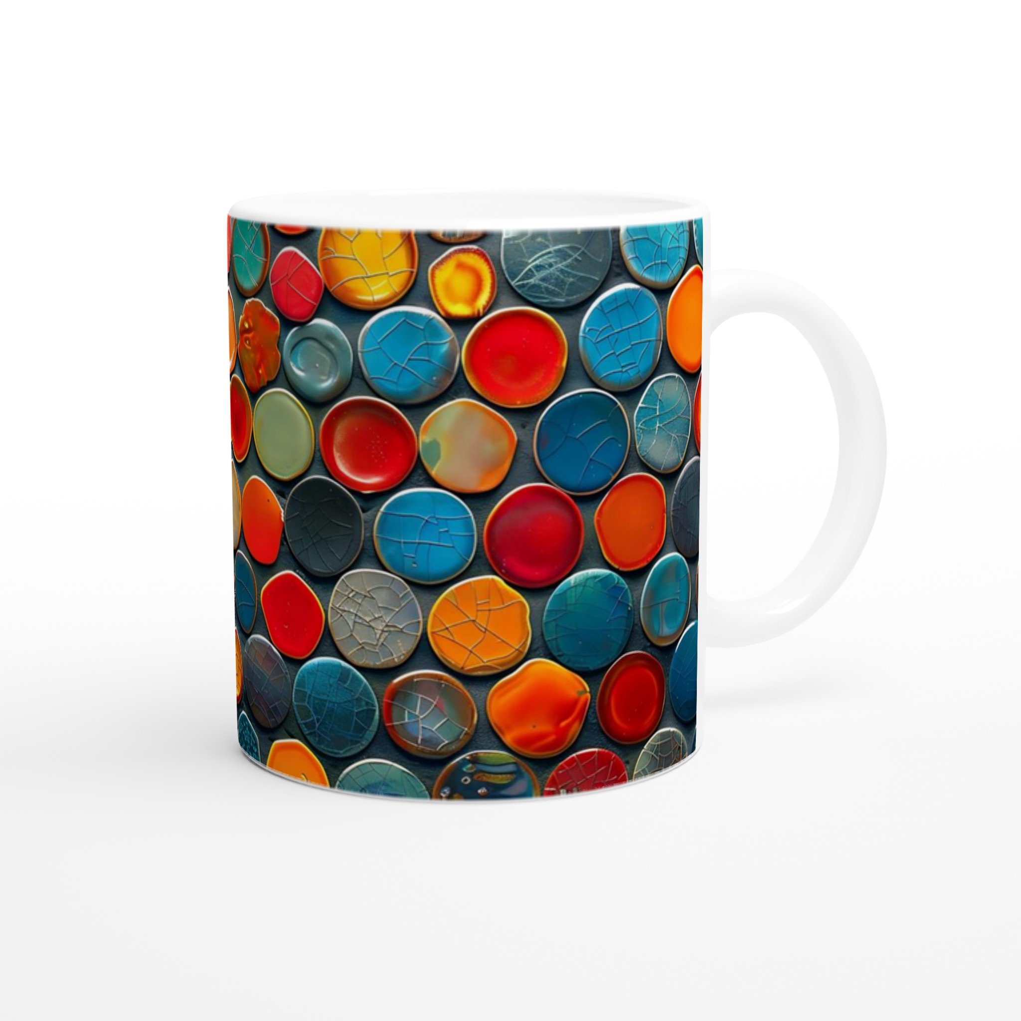 Konstnärlig 11oz Keramikmugg – Vibrerande Färgpalett och Slitstark Design för Ditt Unika Motiv 10 ca4e0387-1735-4b22-973b-a097c0ac51c5