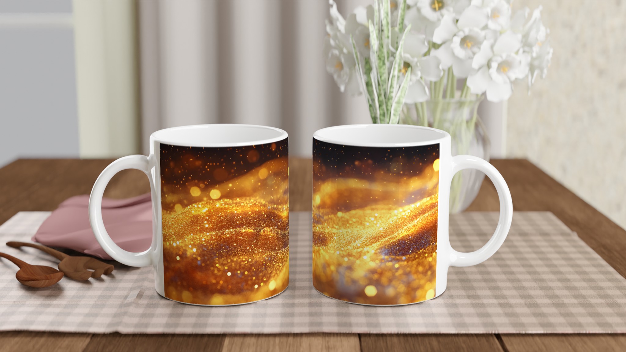 Guldgnistrande 11oz Keramikmugg – Din Kaffeupplevelse i Elegans, Välj Bland Sju Förtrollande Färger 10 cab083fc-d1ce-417f-9d7b-f115810f86c3