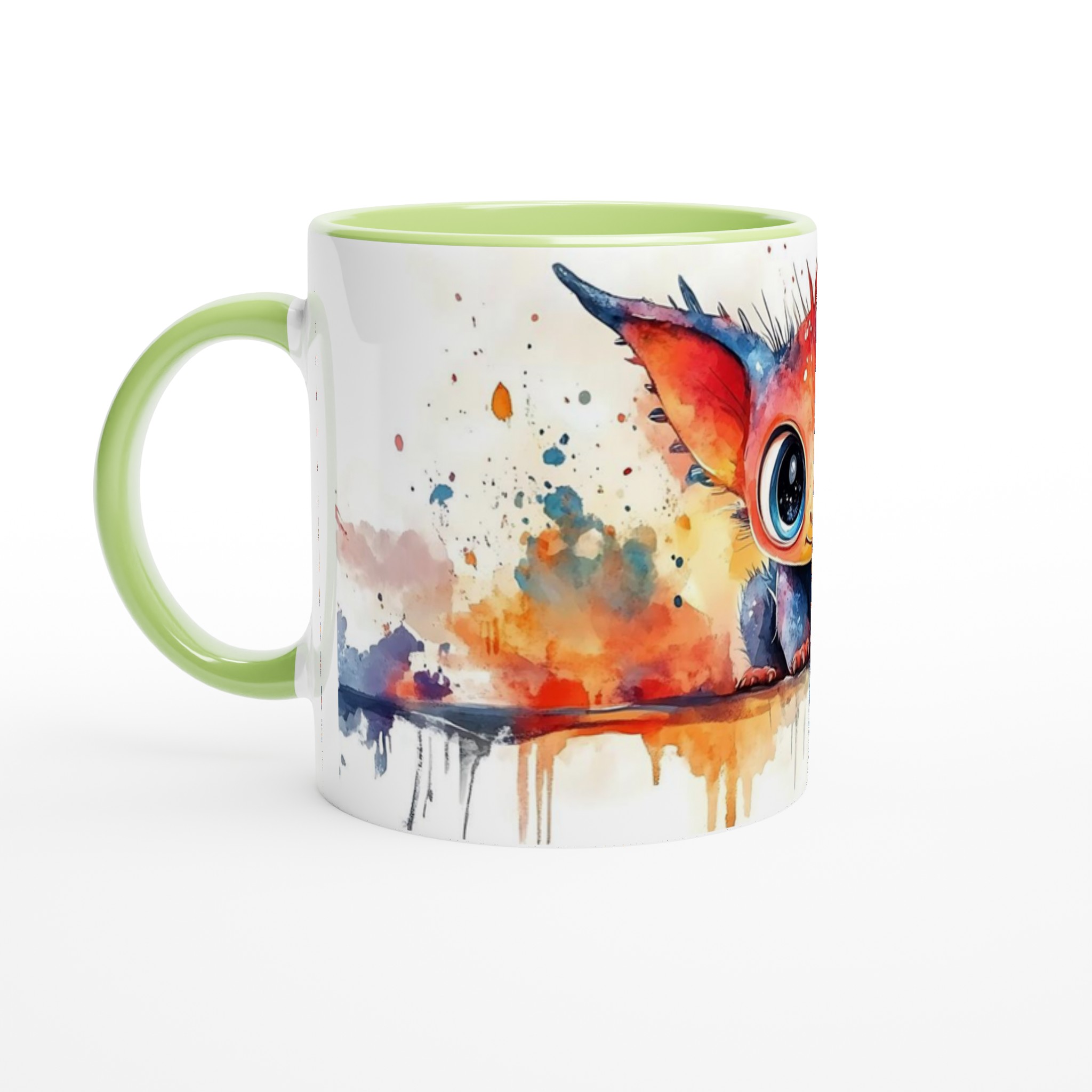 Färgsprakande Kawaii Monster Keramikmugg – 11oz, Välj Din Favoritfärg! 7 cab479df-555b-4866-8941-5e57b98d05f0