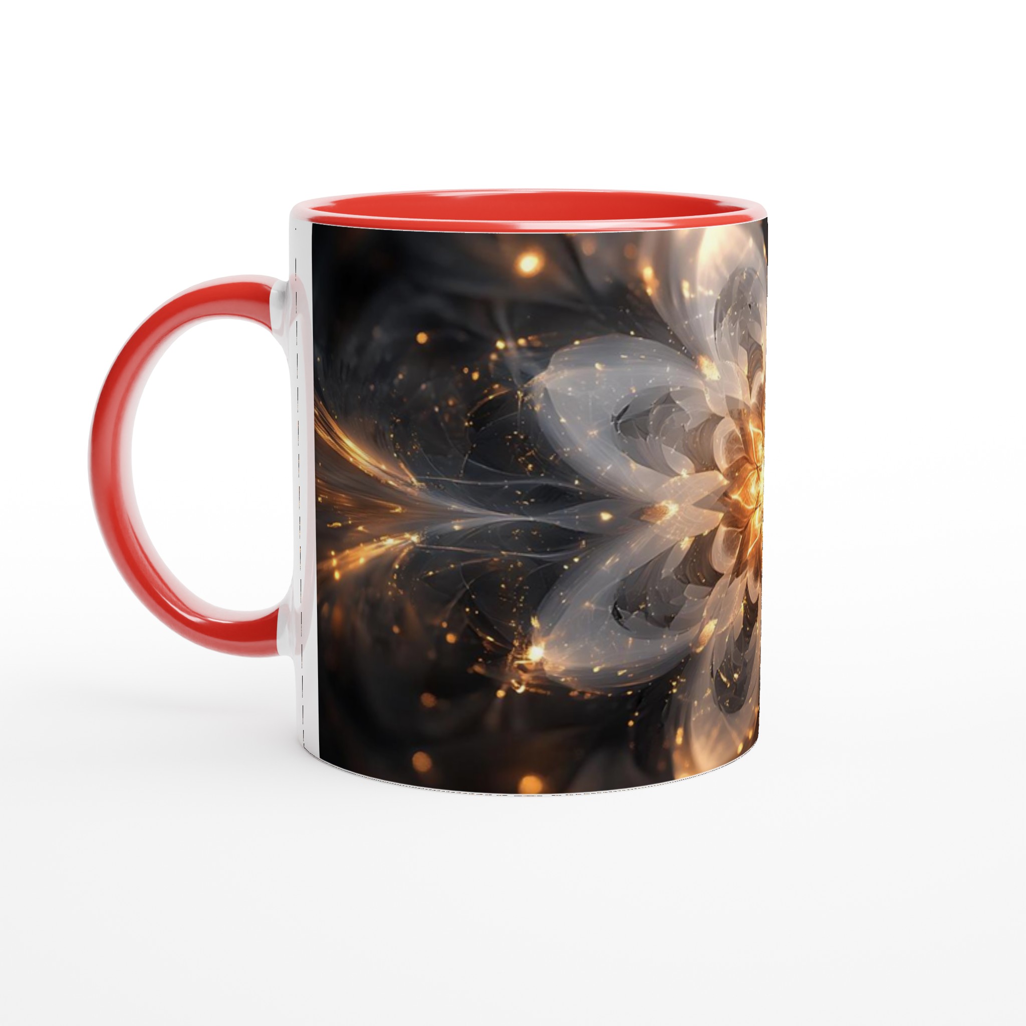 Abstrakt Gyllene Blomma 11oz Keramisk Mugg – Lysande Design för Din Favoritdryck 5 cad0e2e9-00f6-4810-ab03-6c137e74cb15