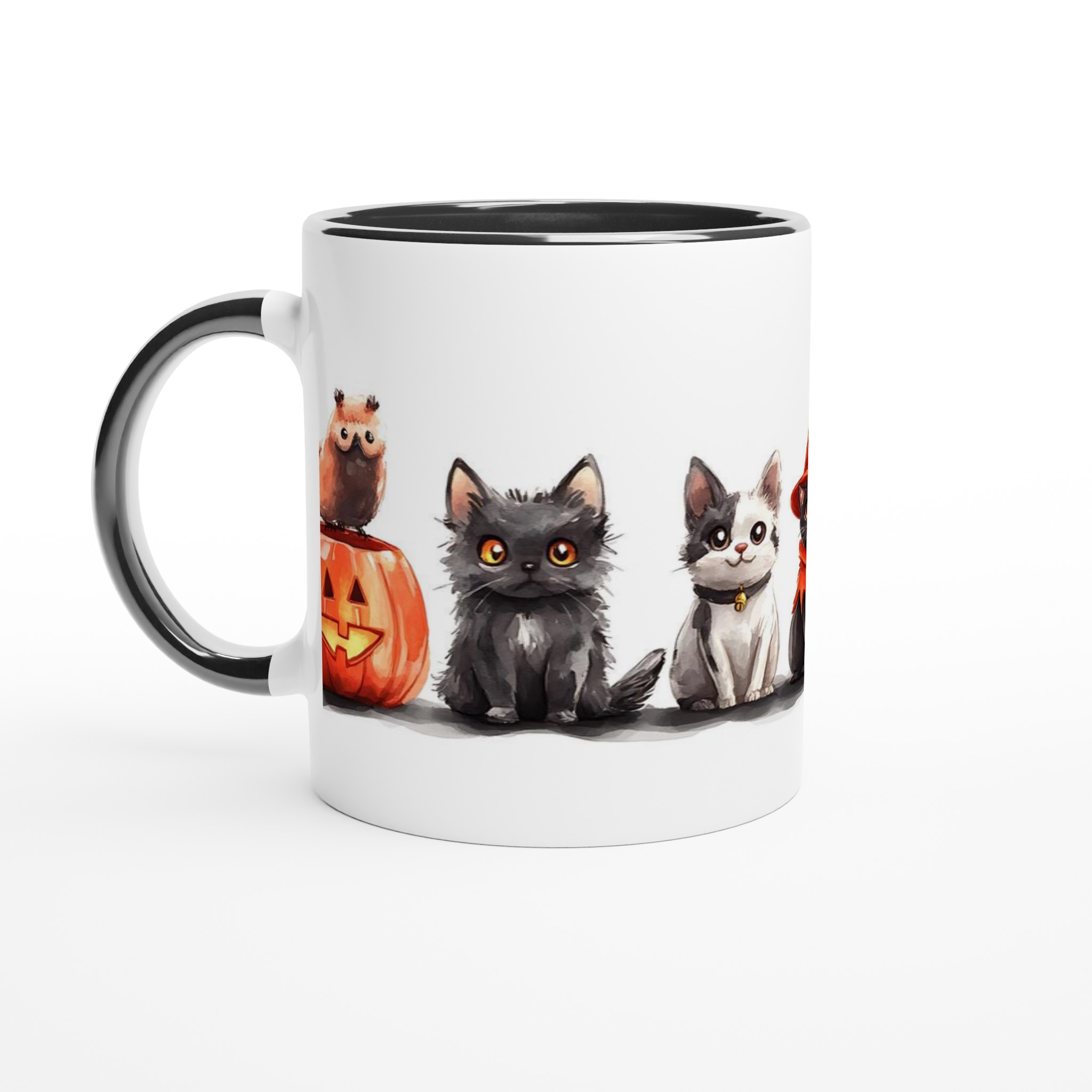 Söt Halloween Kattgänget Mugg – Perfekt för Mystiska Stunder & Fika! 4 cb057d07-0561-4904-83bd-78c522417d2a
