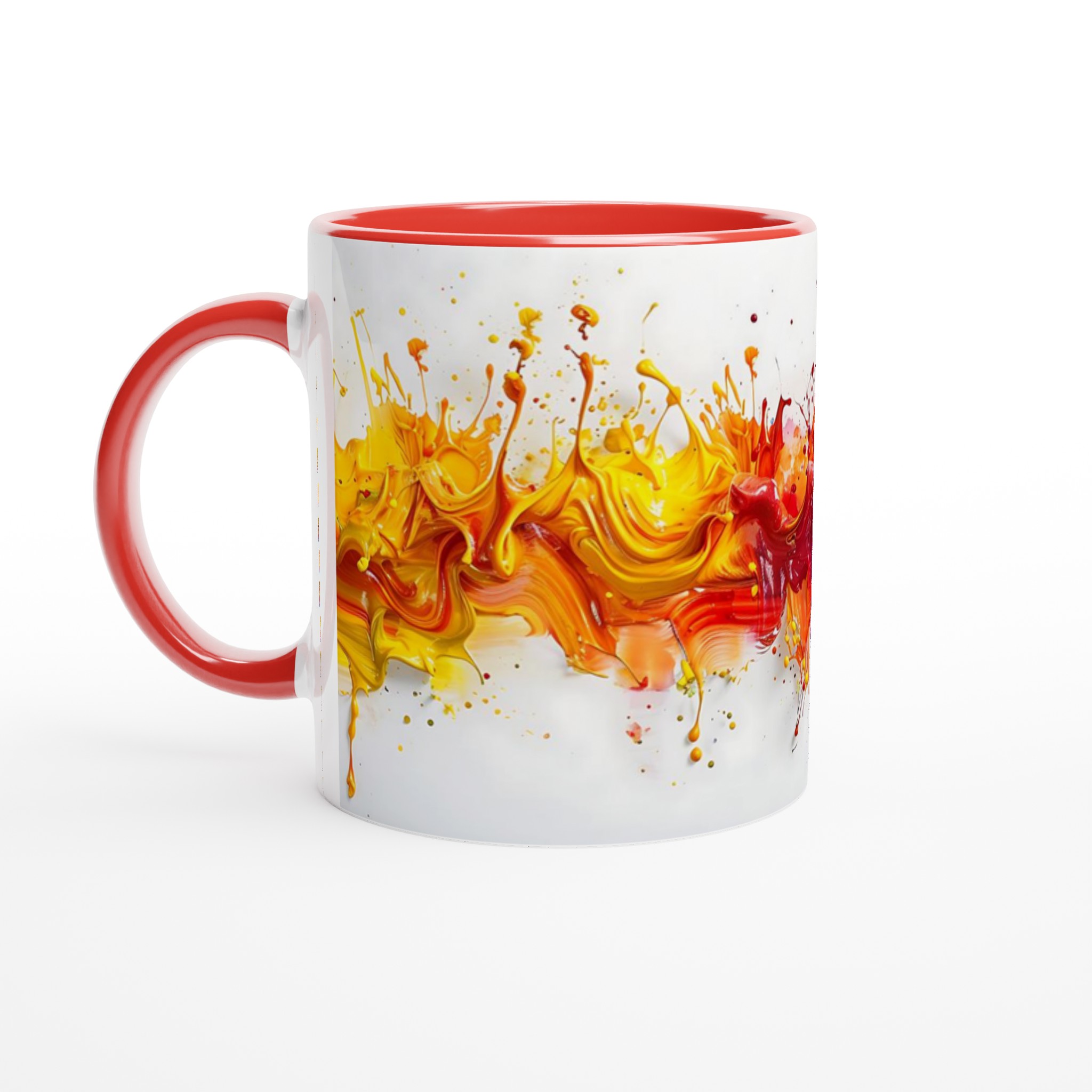Vit 11oz Keramisk Mugg - Välj bland Regnbågens Färger för en Livlig Start på Dagen! 5 cb25239a-d212-472c-8a47-c7eb667d14b9