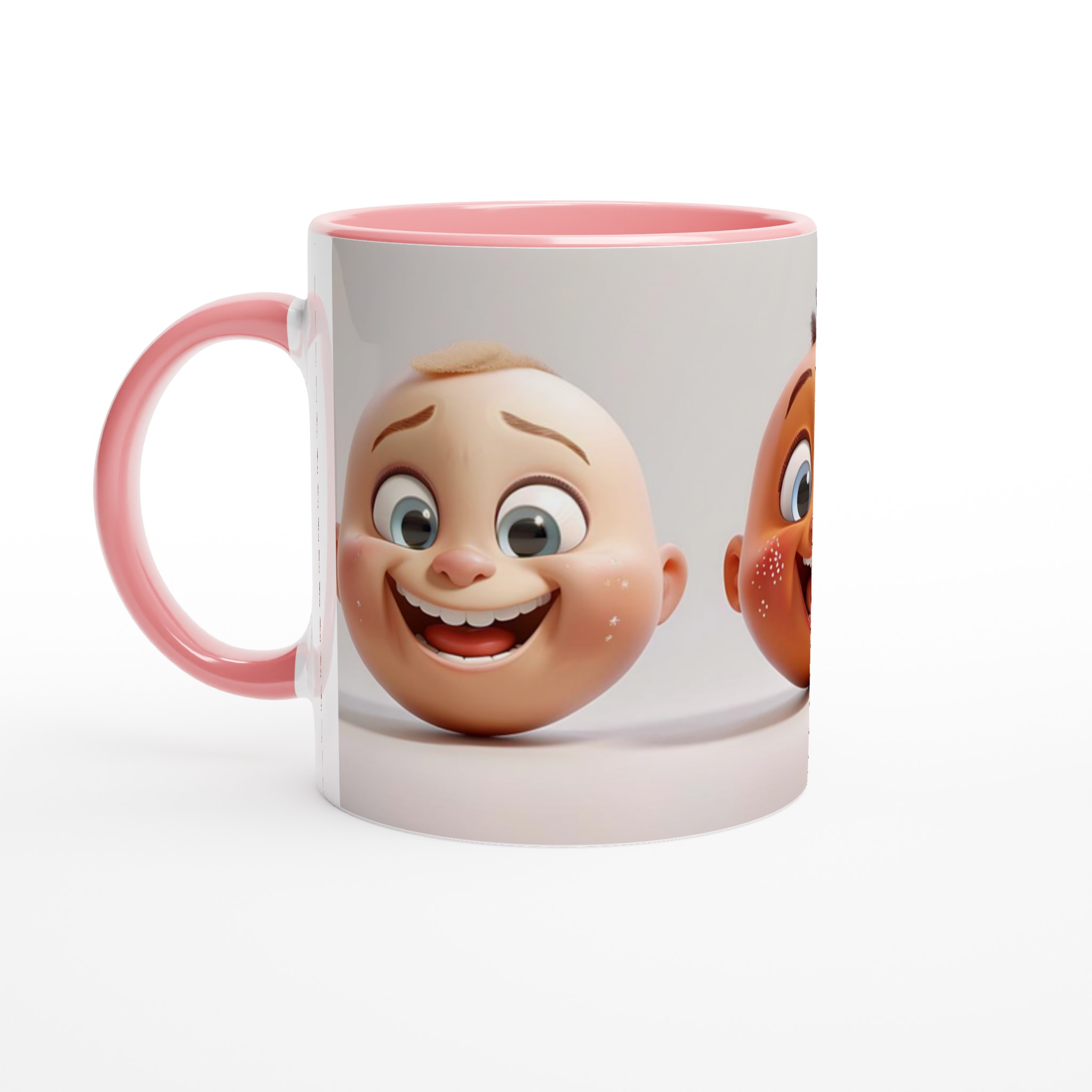 Glad Baby Ansikte Mugg – Personlig Keramisk Mugg i Valfri Färg, 11 oz 6 cb696b16-4a50-41c1-9cf5-e4c97b7b3218