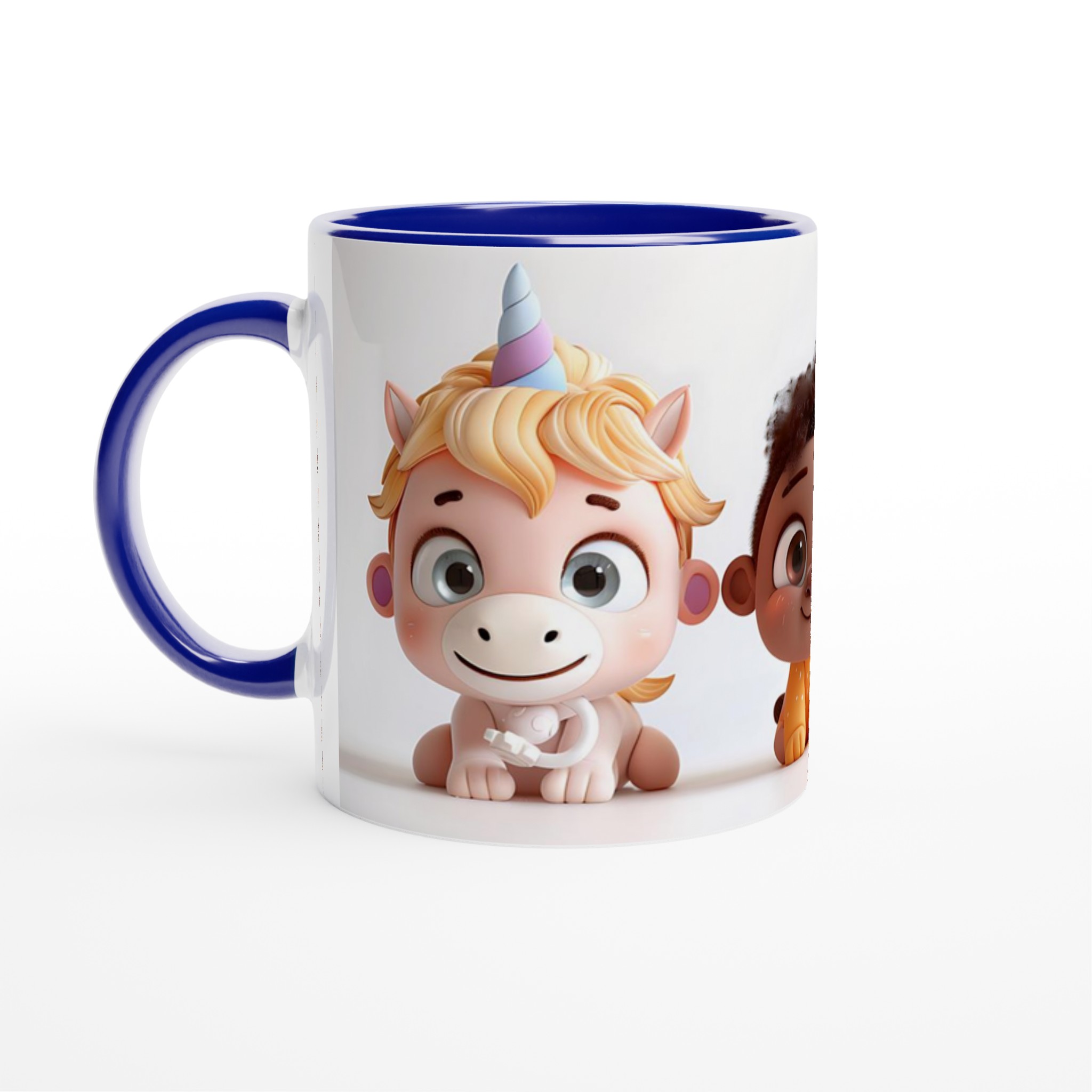 Söta Vänner Keramikmugg - Unicorn, Baby & Lejon Design | 11oz Presentmugg i Valfri Färg 2 cb6d347a-4009-47dc-822c-7002b55ed894