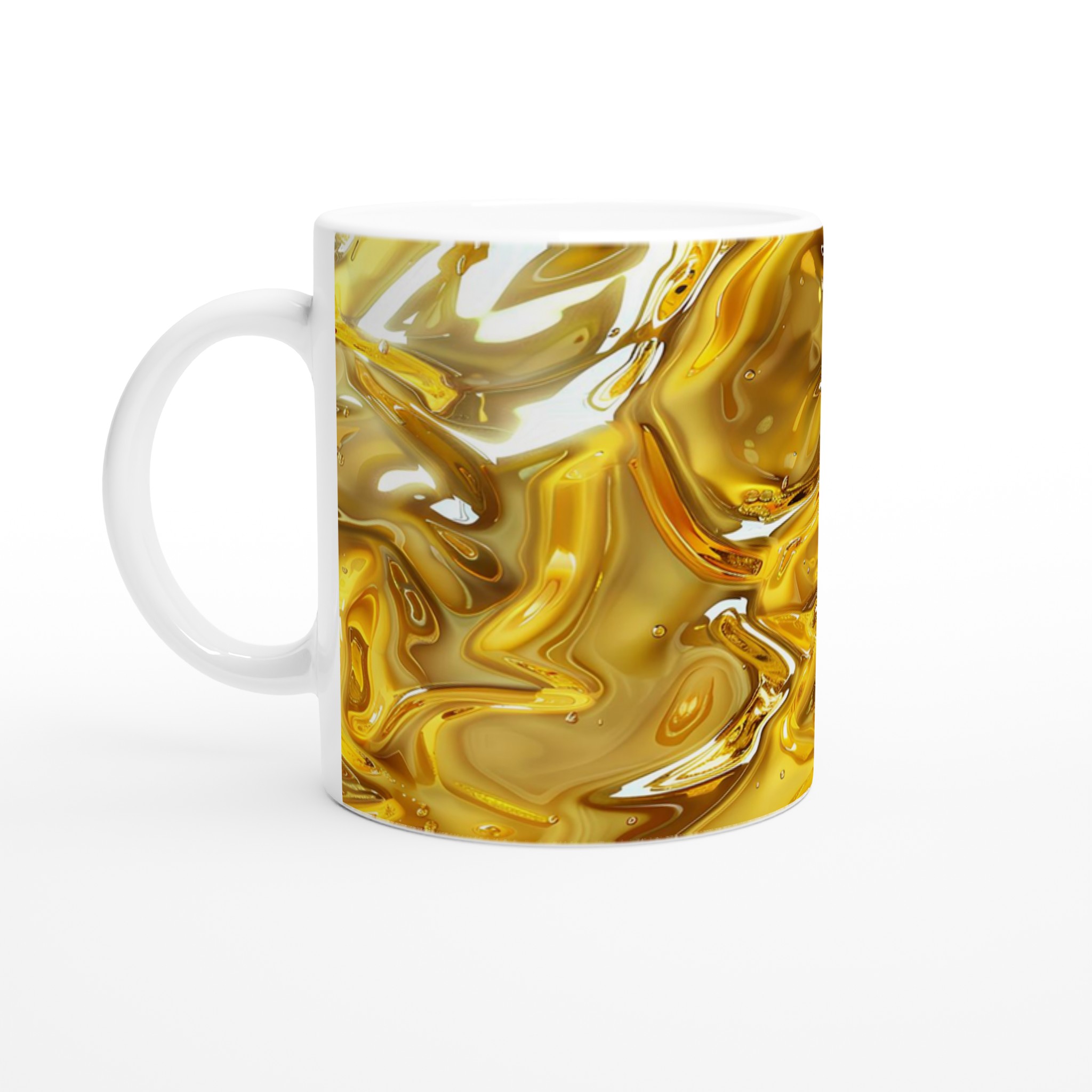 Guldglänsande Keramisk Mugg – 11 oz För Din Favoritdryck i Valfri Färg 1 cc5878be-3de4-433a-b7c1-12e43914d606
