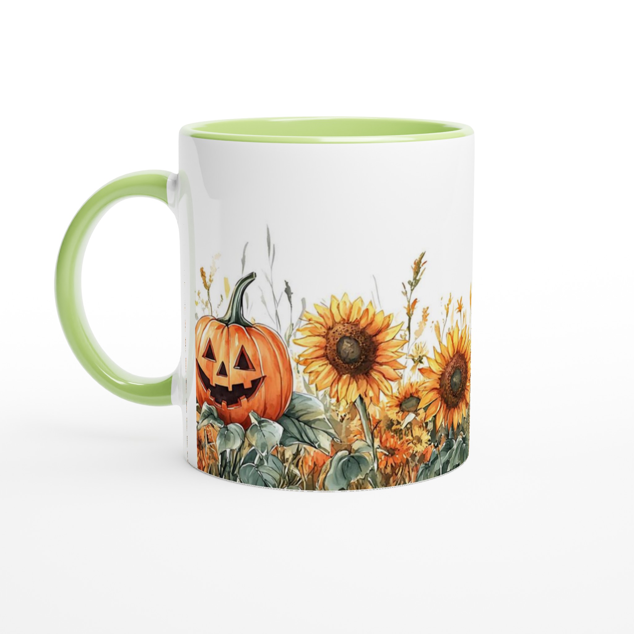 Magisk Halloween Mugg: Pumpor & Solrosor i Akvarell – Välj bland 7 Färgstarka Keramikmuggar! 7 cc6ce69c-dddb-4a9a-b69e-51a14754947d
